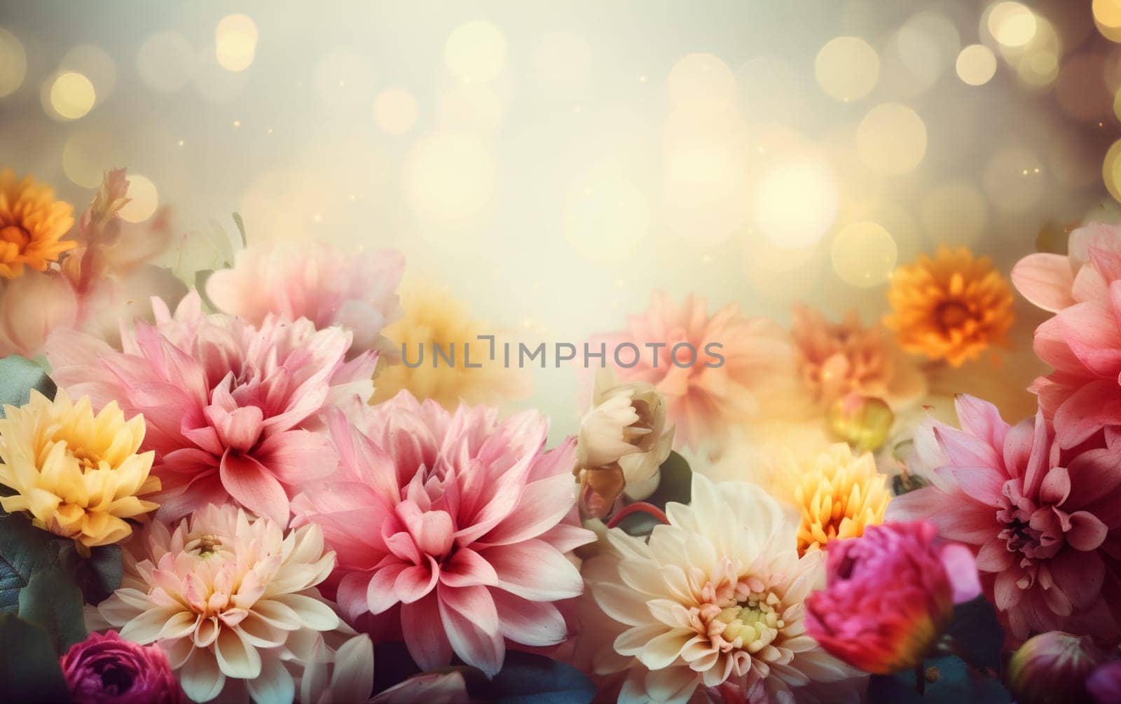 rose background blossom art beauty valentine light wedding romance bloom vintage pastel watercolor flower abstract design spring color wallpaper peonies mother. Generative AI.