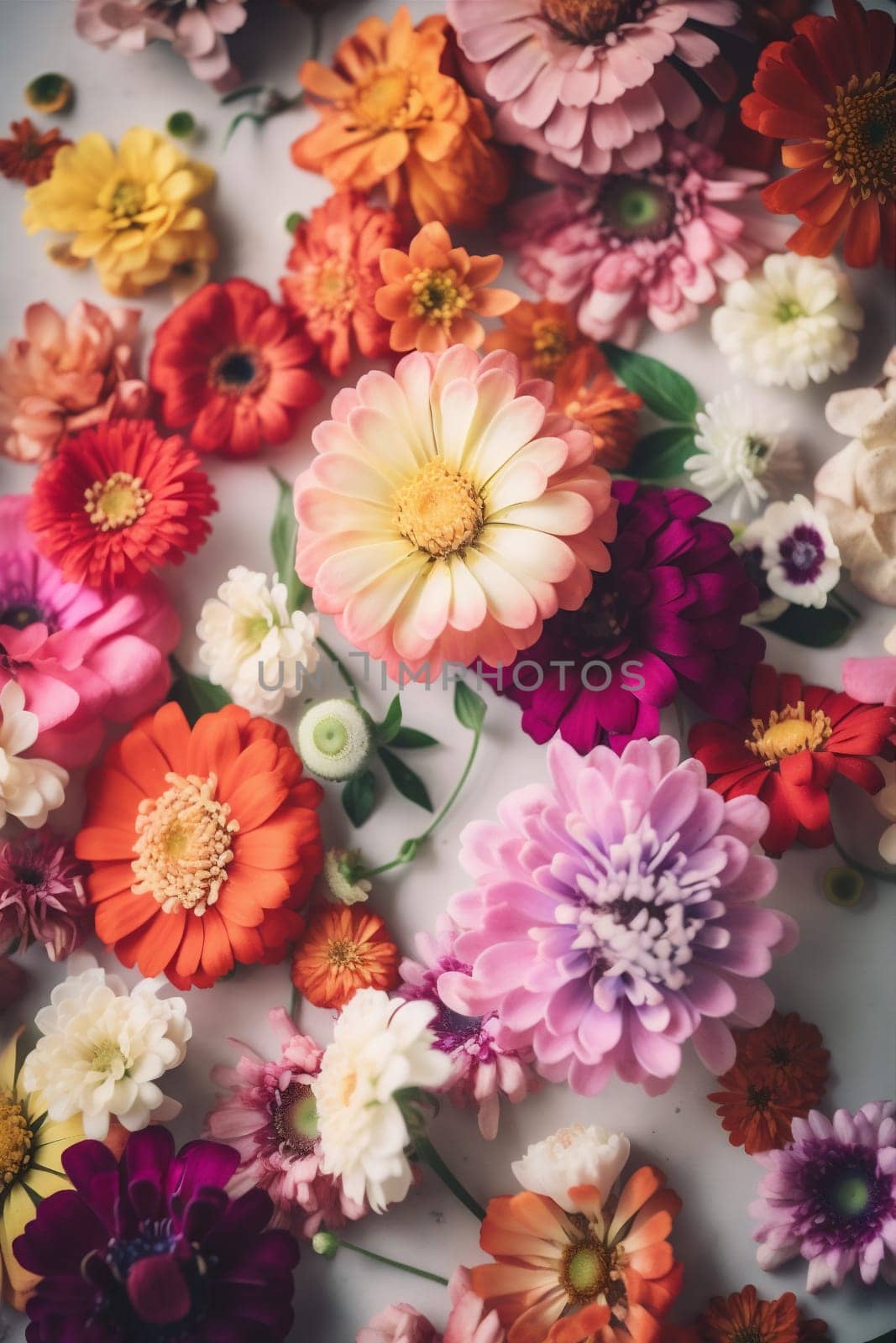 space watercolor color copy valentine design background blossom flower peonies pastel spring. Generative AI. by SHOTPRIME