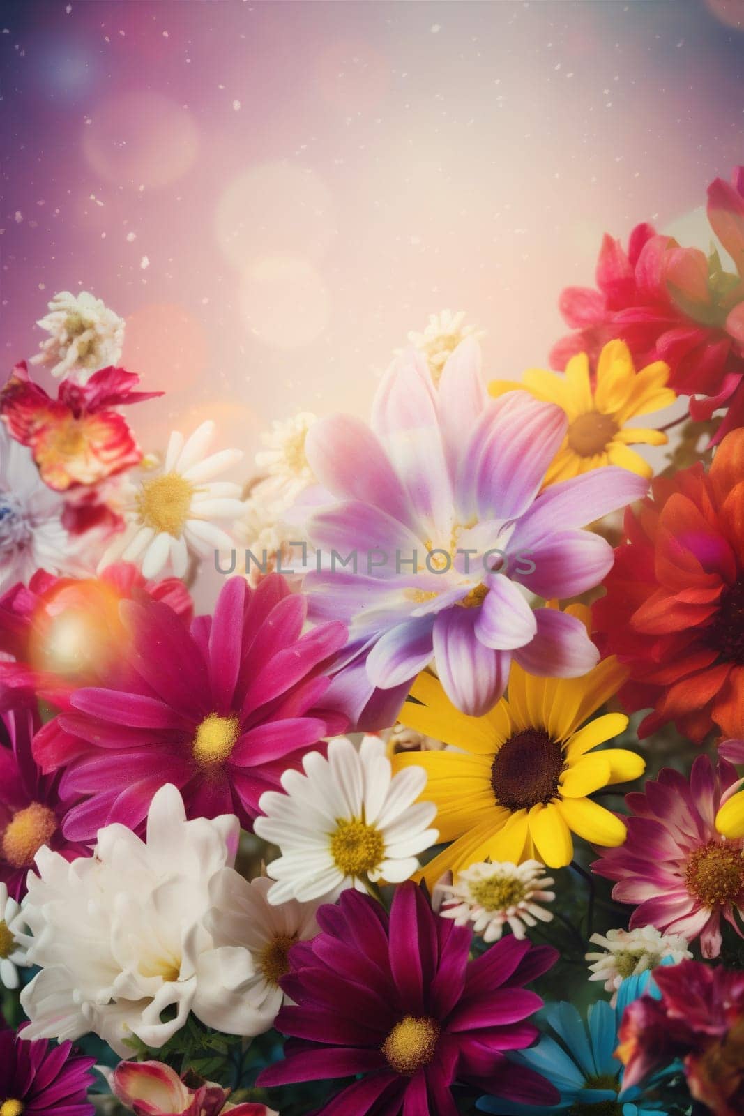 background color spring soft peonies pastel design valentine watercolor blossom flower. Generative AI. by SHOTPRIME