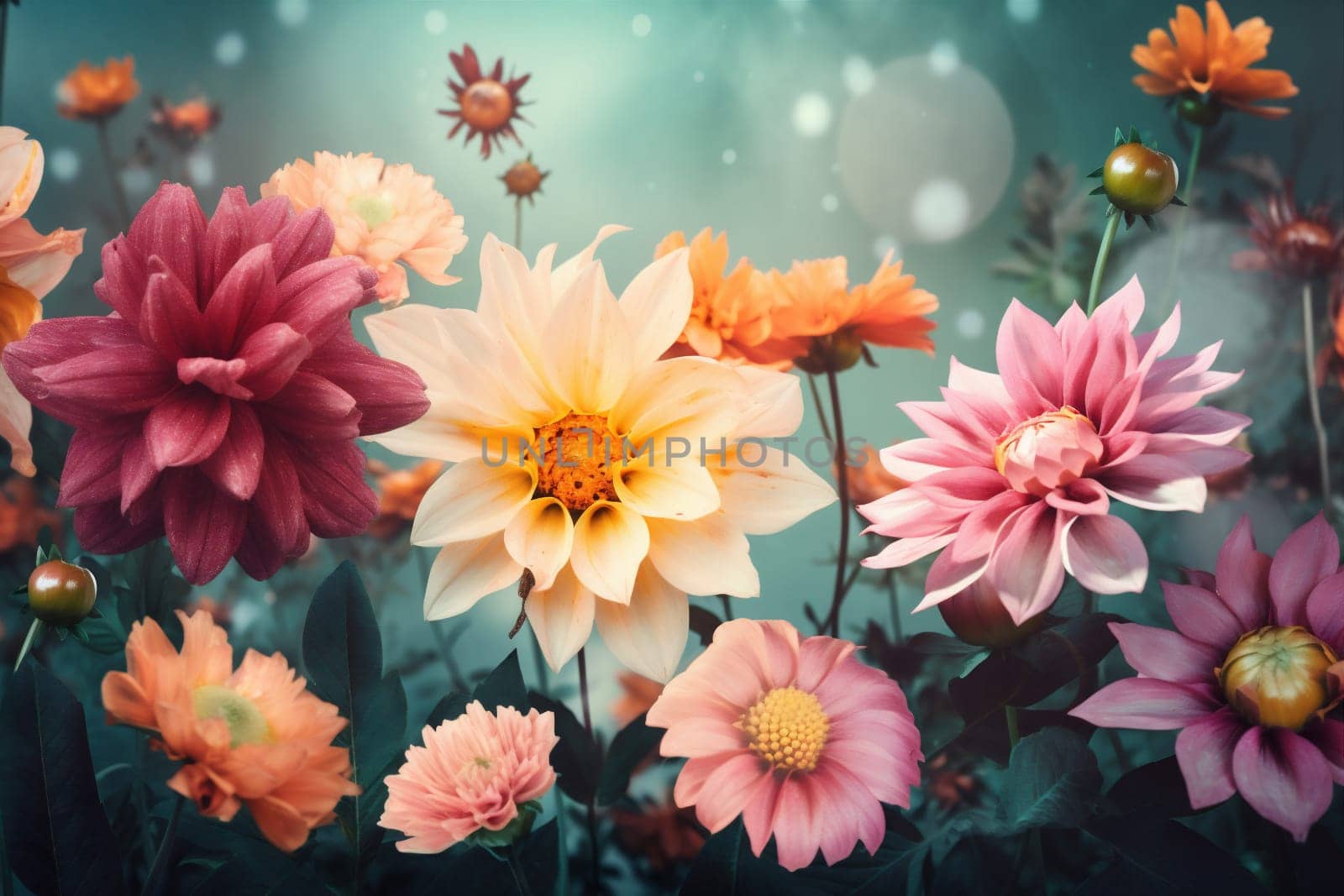 peonies watercolor festive blossom valentine design background pastel flower spring color. Generative AI. by SHOTPRIME