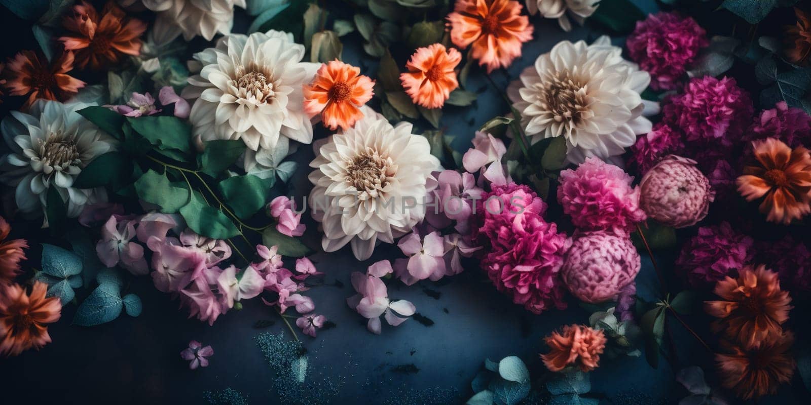 pastel concept flower spring background design blossom valentine color peonies watercolor. Generative AI. by SHOTPRIME