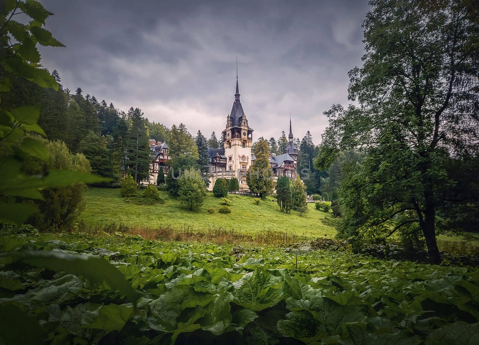 The famous Peles Castle former residence of Carol 1 first king of Romania, Sinaia, Transylvania by psychoshadow