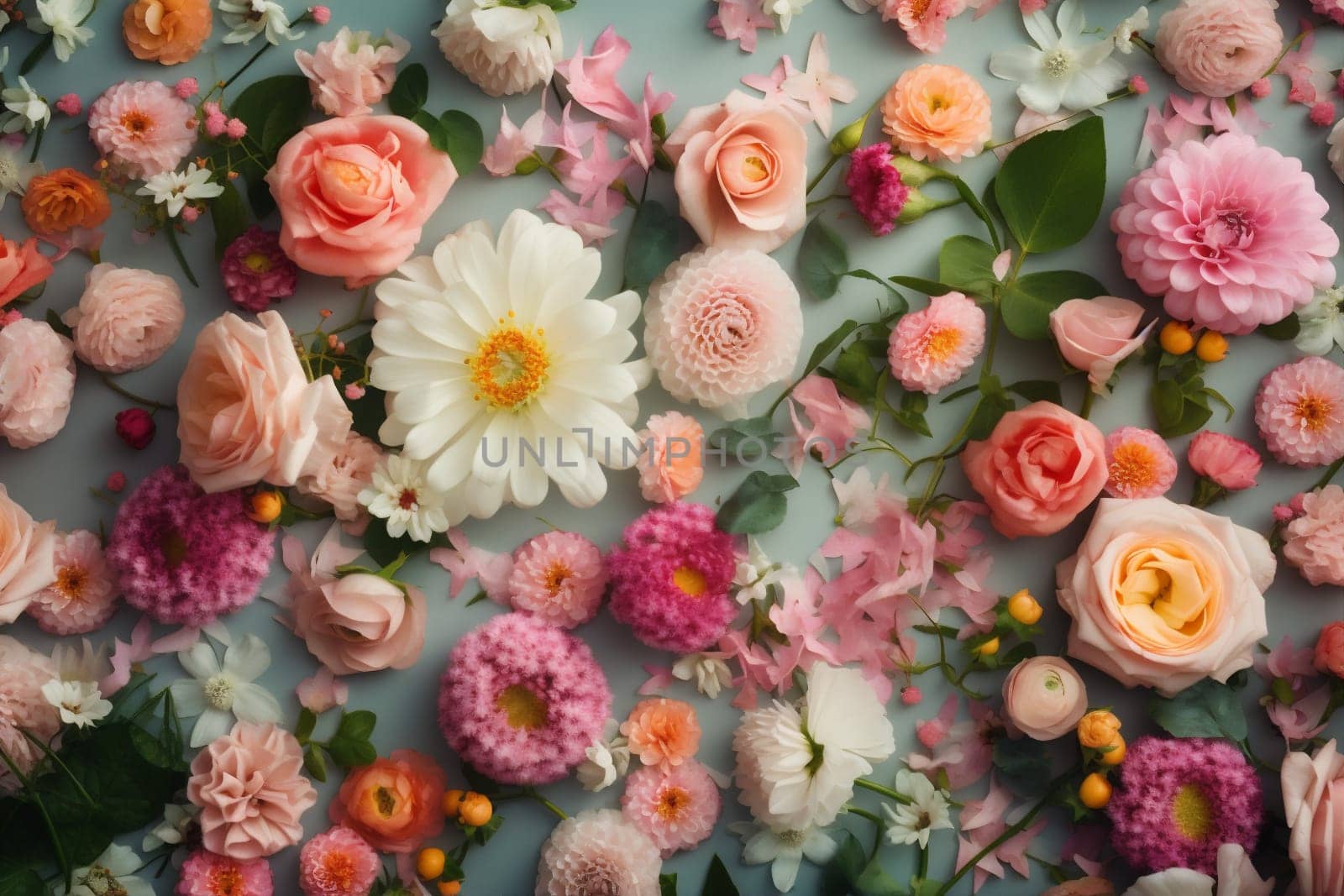 spring peonies petal blur background pastel blossom up nature color romance design mock pattern day summer watercolor texture pink beautiful flower valentine. Generative AI.