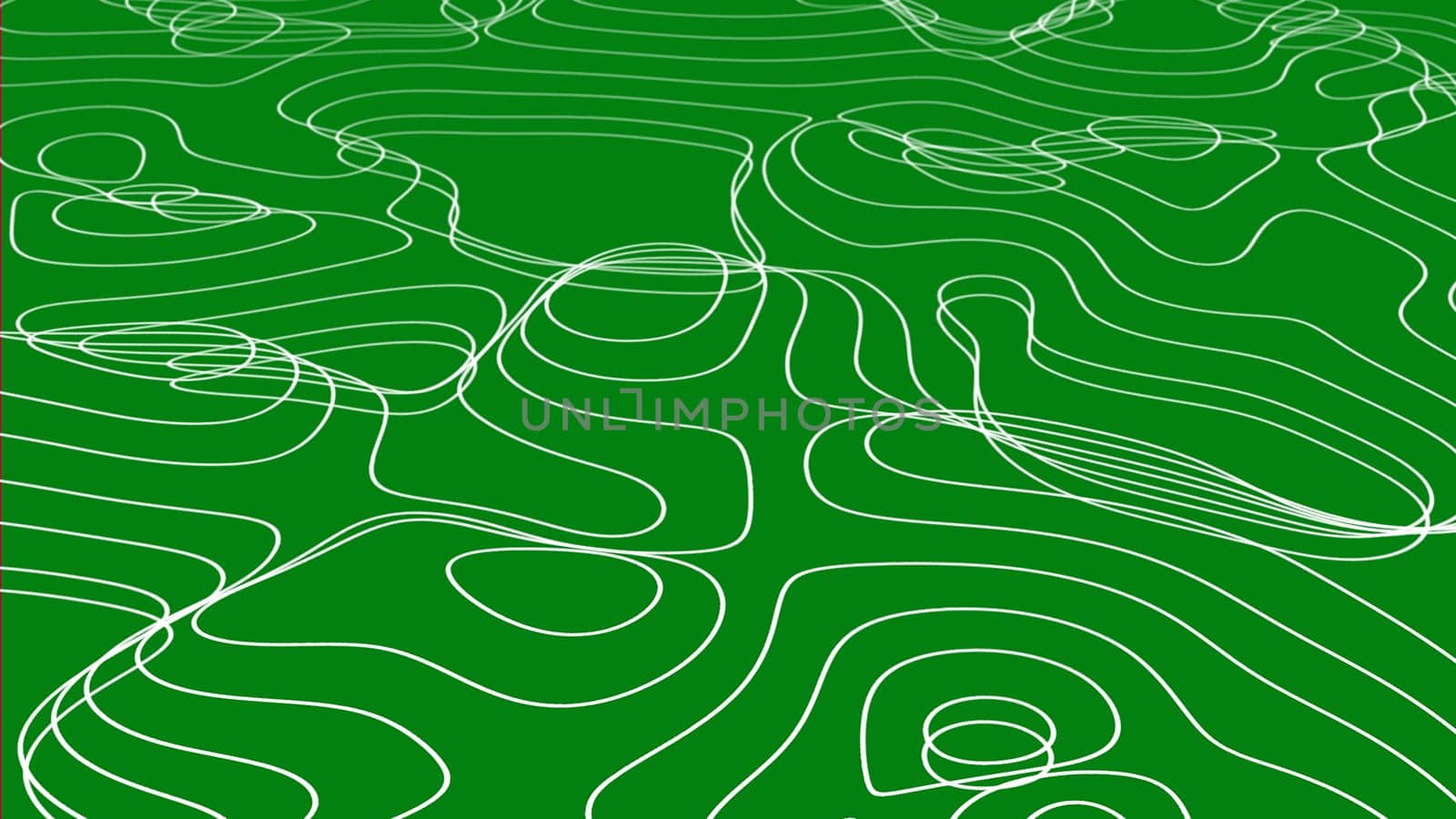 Green 3D Topographic map background concept abstract background. Space Geography Wavy backdrop by Bonandbon