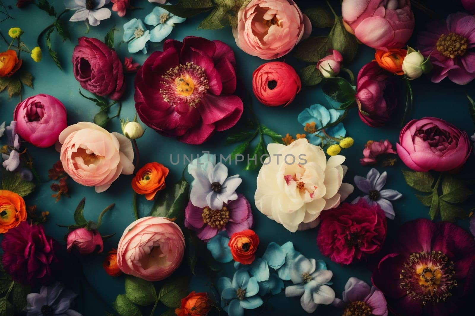 flower bokeh pastel floral romance plant design watercolor festive rose spring vintage valentine beauty color blossom summer background blur soft peonies. Generative AI.