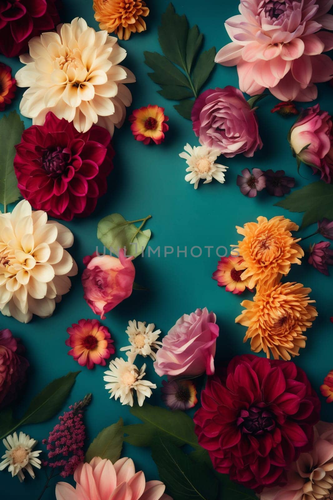 background flower watercolor spring design color peonies pastel blossom valentine plant. Generative AI. by SHOTPRIME