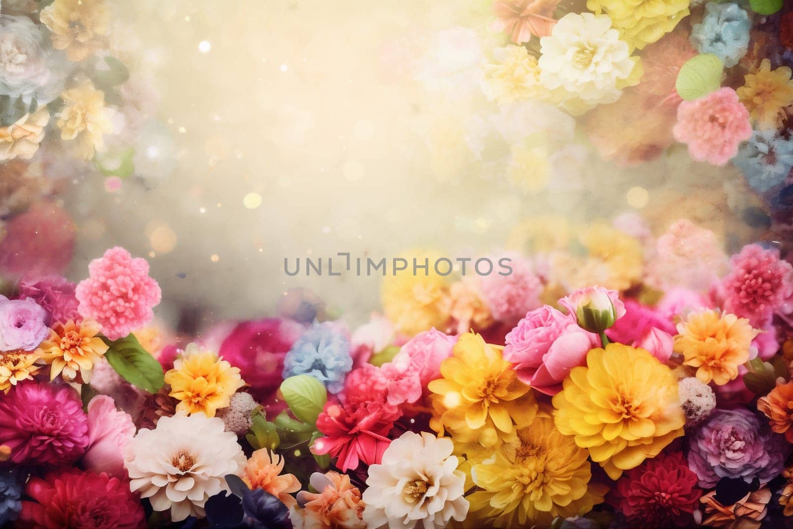 design background pastel spring color watercolor flower soft peonies blossom valentine. Generative AI. by SHOTPRIME