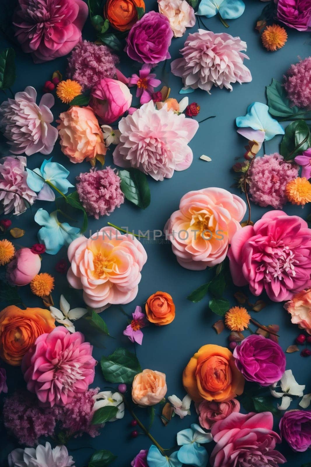bokeh flower spring peonies pastel valentine blossom watercolor color design background. Generative AI. by SHOTPRIME