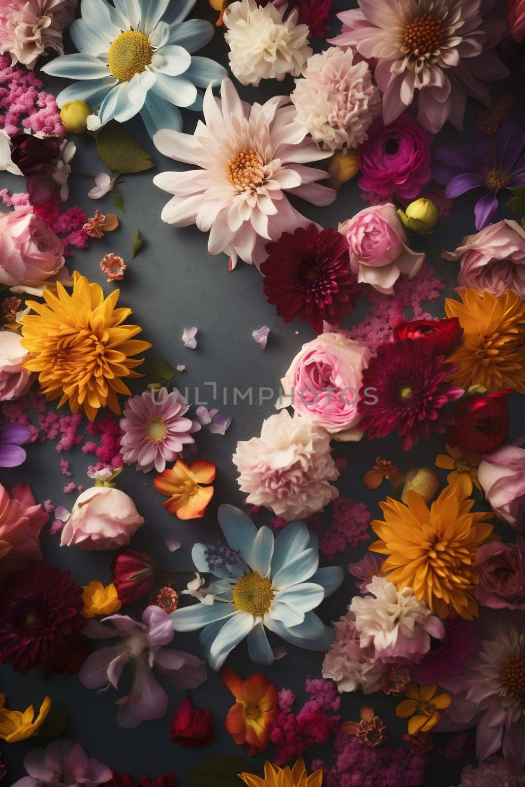 background watercolor design pastel flower spring love color valentine peonies blossom. Generative AI. by SHOTPRIME