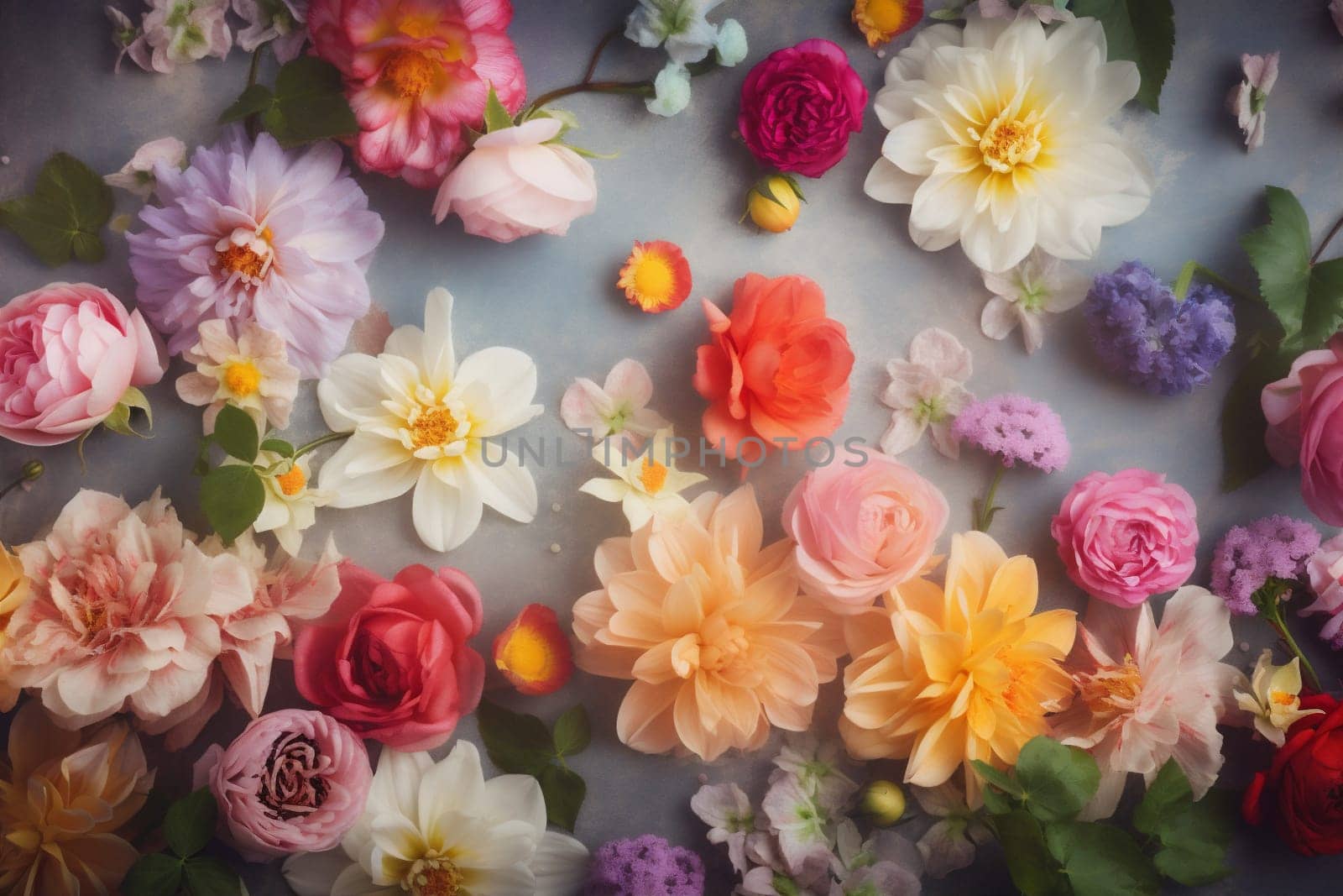 spring valentine garden nature blossom watercolor up day mock blur bloom flower background art love color design beautiful happy soft peonies pastel. Generative AI.