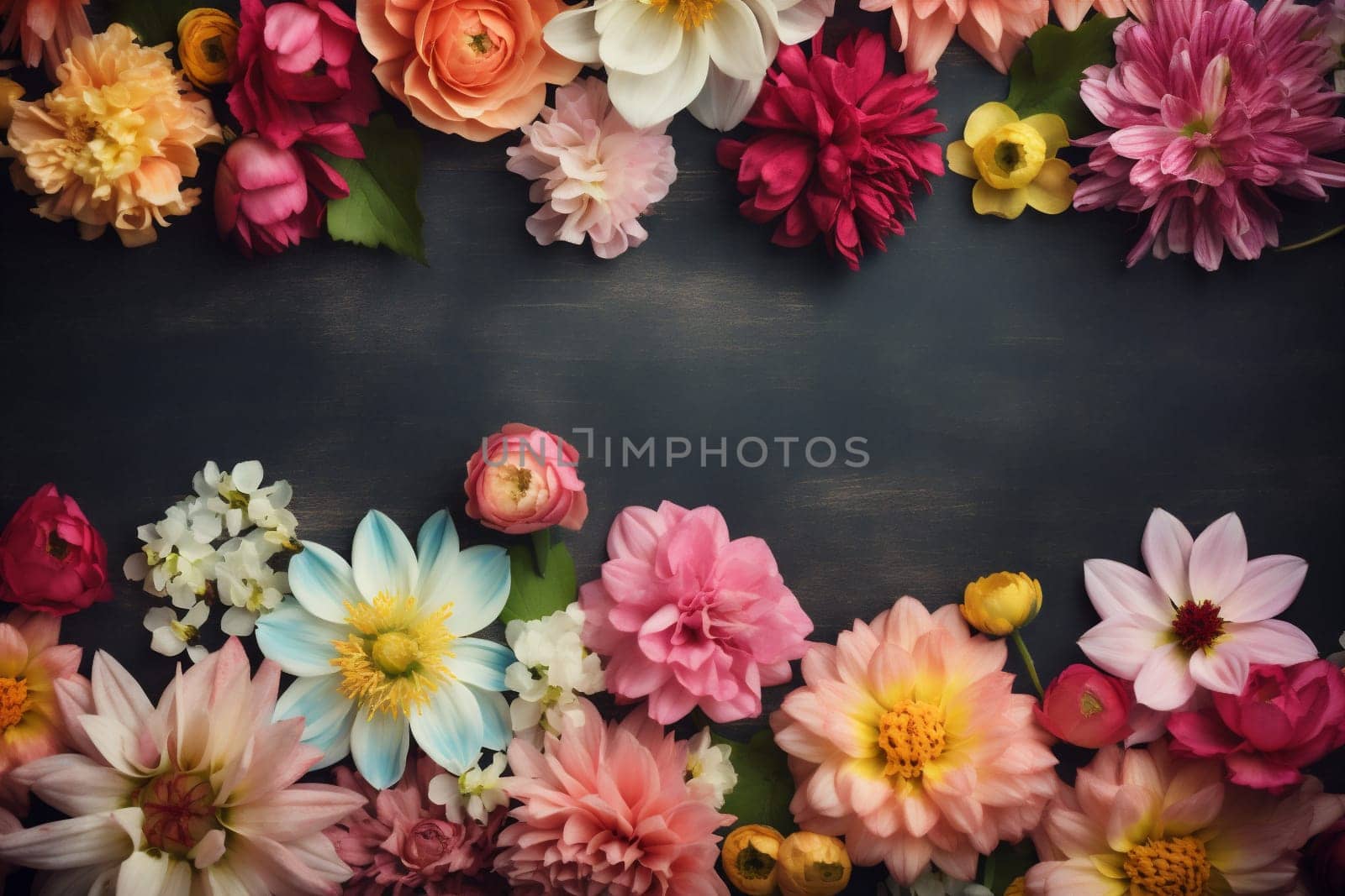 color spring pastel valentine watercolor design background blossom flower peonies plant. Generative AI. by SHOTPRIME