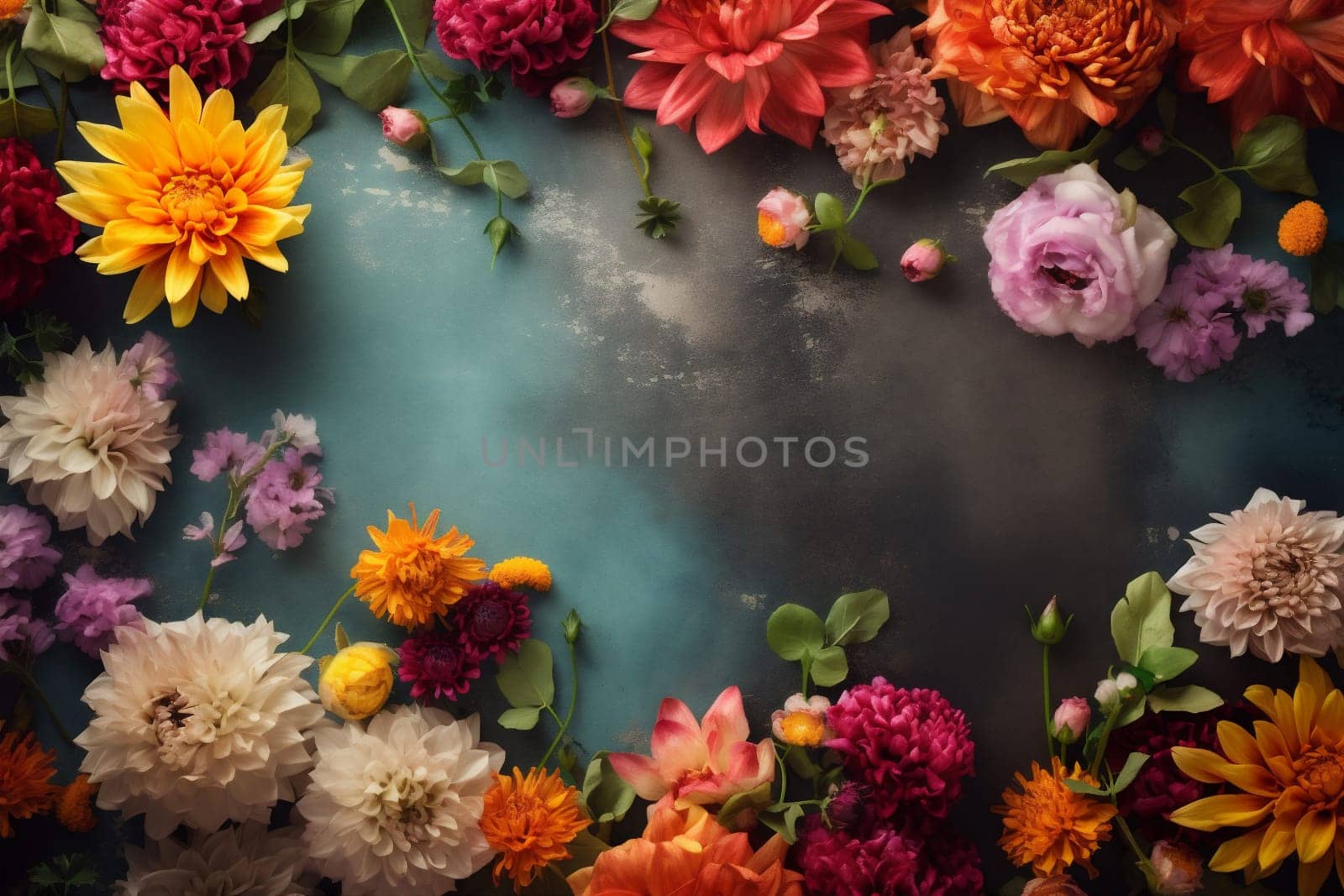 watercolor spring space flower pastel peonies color design background blossom valentine copy. Generative AI. by SHOTPRIME