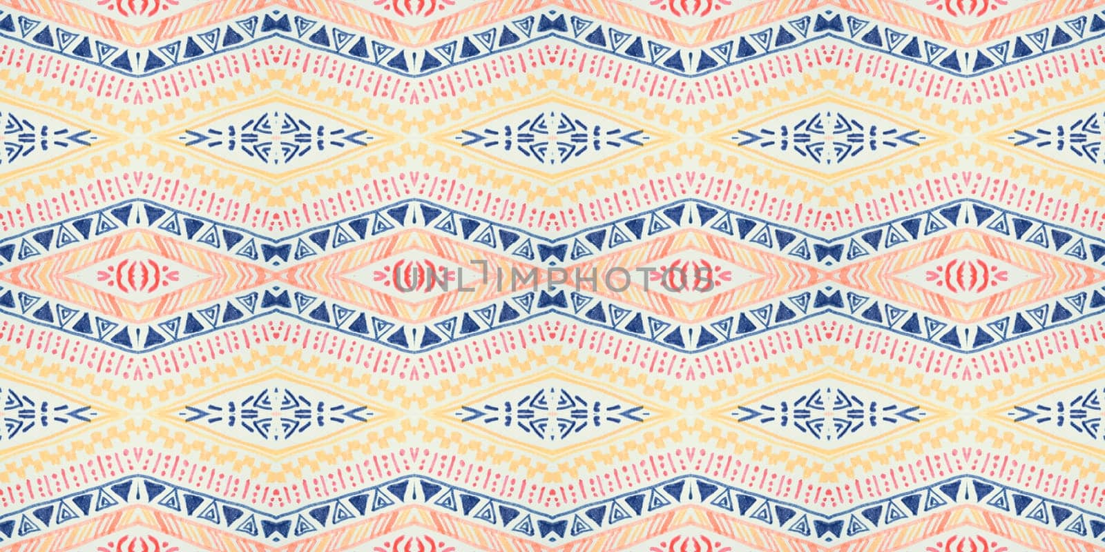 American native ornament. Hand drawn ethnic design for textile. Mexican motif print. American native background. Seamless tribal pattern. Grunge maya texture. American native ornament.