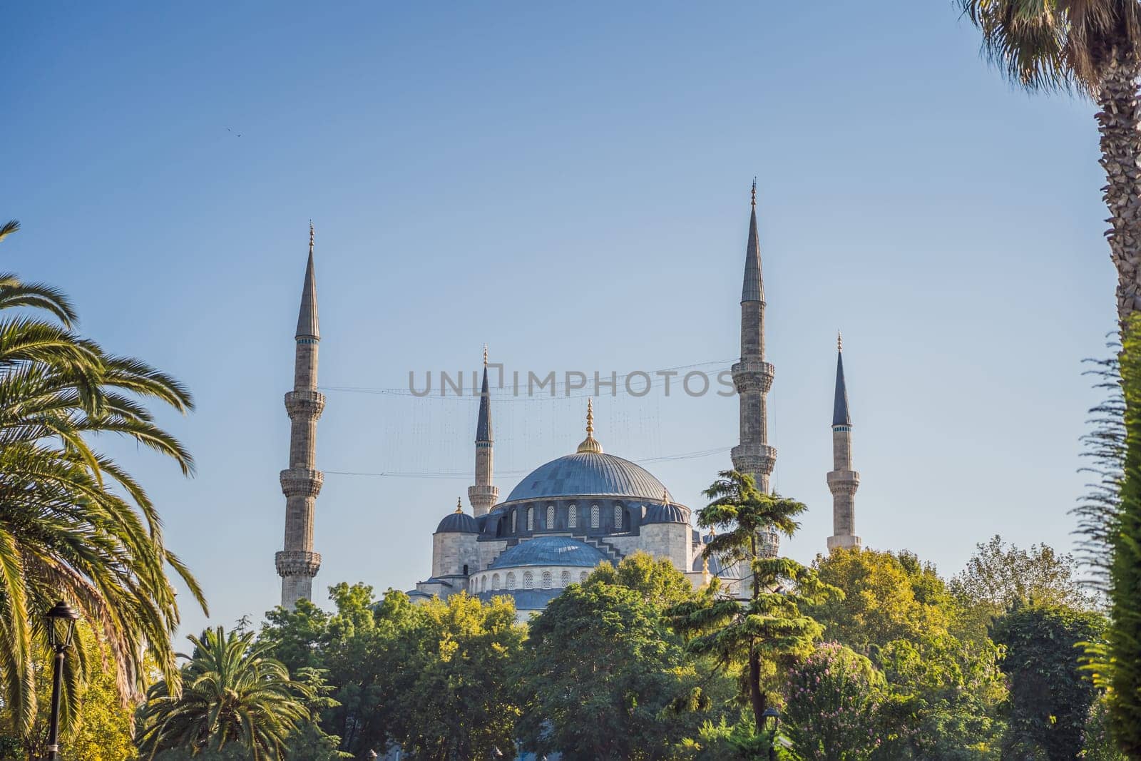 The Blue Mosque, Sultanahmet Camii, Istanbul, Turkey.