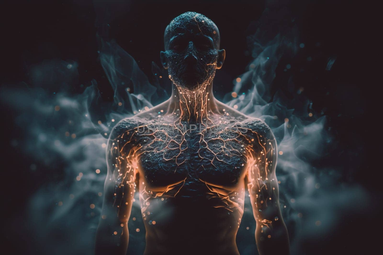 Oncology. Cancer cells. Chemotherapy. Portrait patient feels optimistic, supports sick people, volunteers. Faith in the future. Fighting to win. Treatment and recovery. .