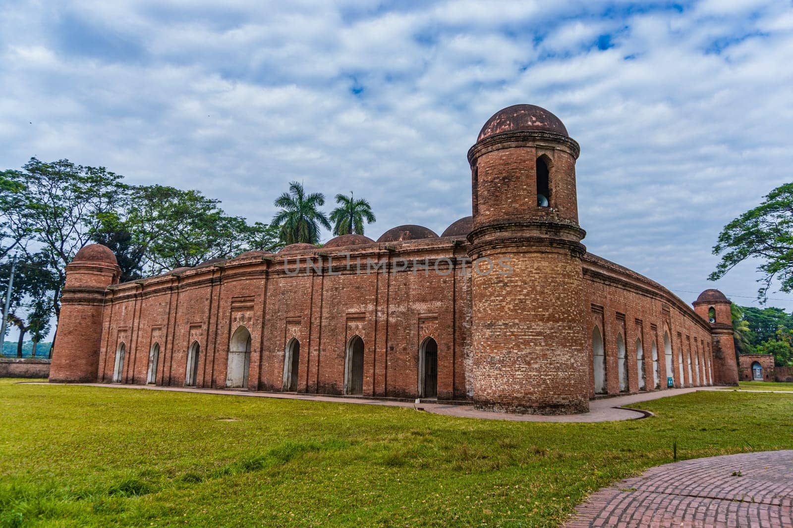 The Sixty Dome Mosque in Bagerhat, Khulna, Bangladesh by abdulkayum97