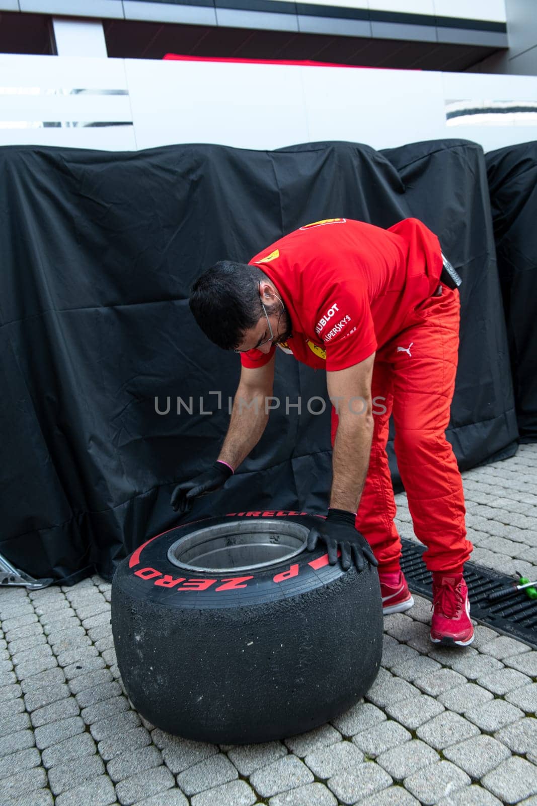 SOCHI, RUSSIA - 29 September 2019: Race Start at Formula 1 Grand Prix of Russia 2019. High quality photo