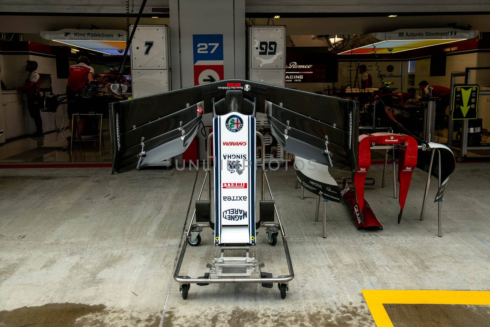 SOCHI, RUSSIA - 29 September 2019: Race Start at Formula 1 Grand Prix of Russia 2019. High quality photo