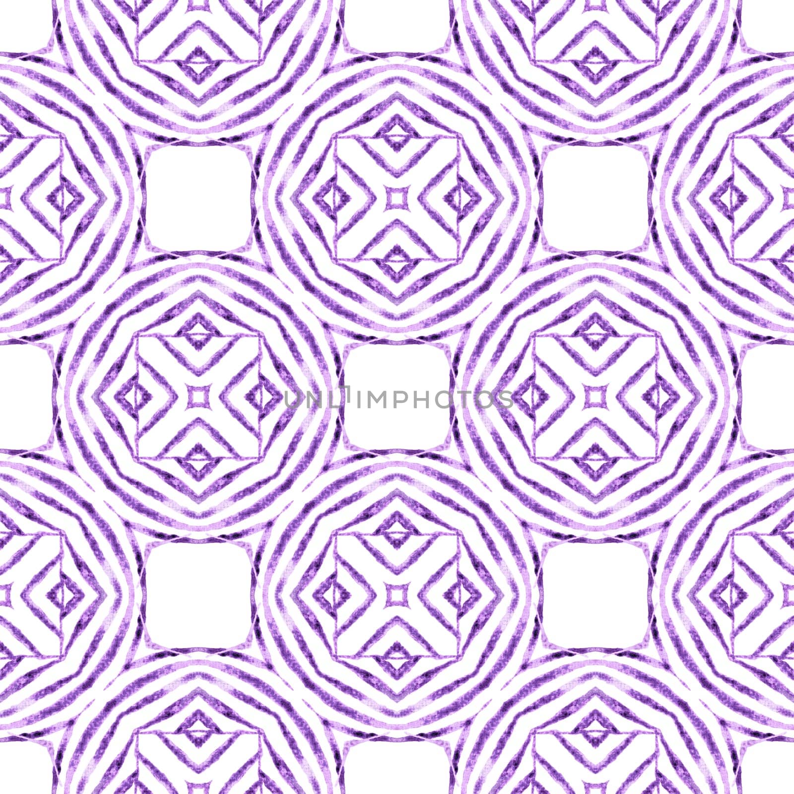 Striped hand drawn design. Purple ravishing boho chic summer design. Textile ready fetching print, swimwear fabric, wallpaper, wrapping. Repeating striped hand drawn border.