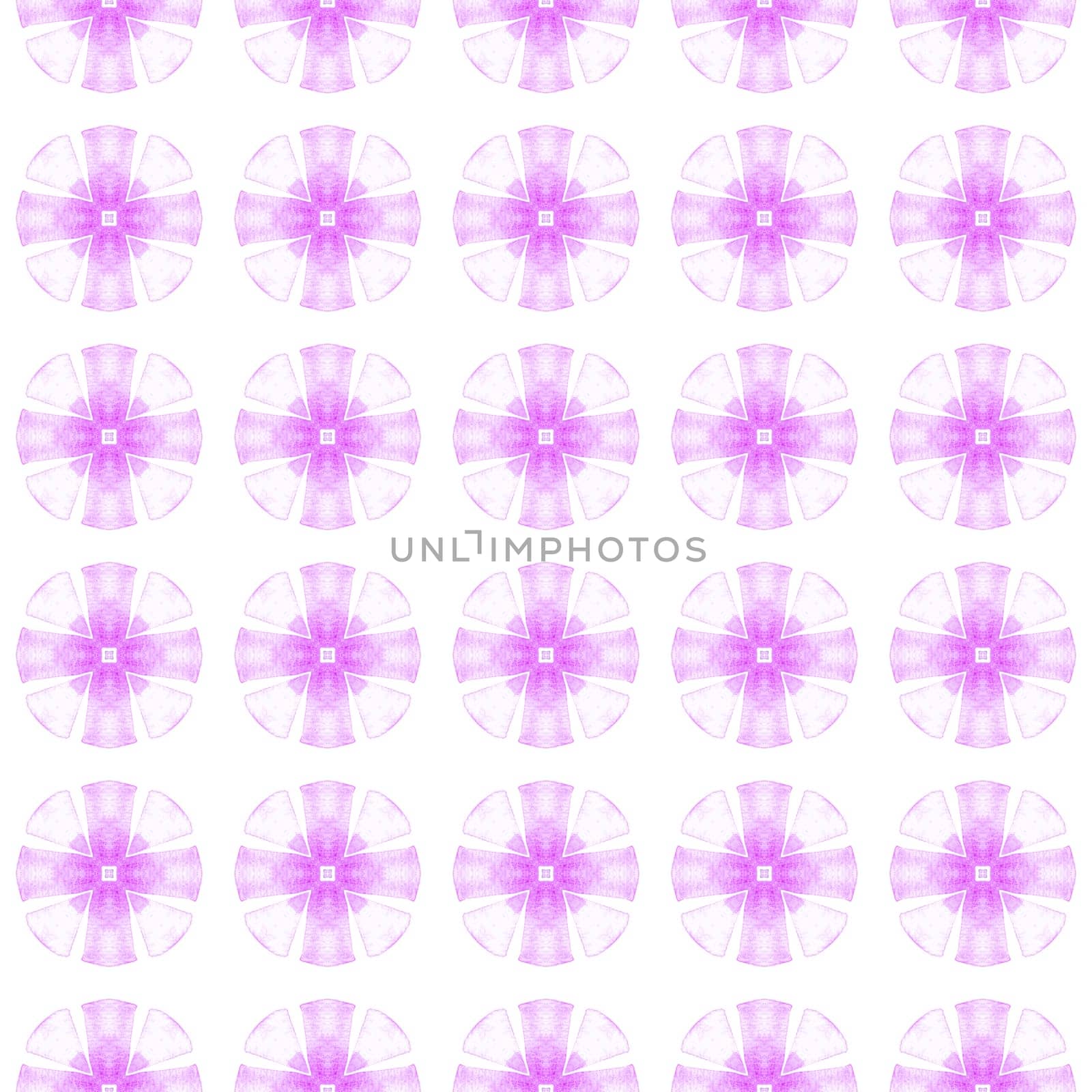 Organic tile. Purple valuable boho chic summer design. Textile ready sublime print, swimwear fabric, wallpaper, wrapping. Trendy organic green border.