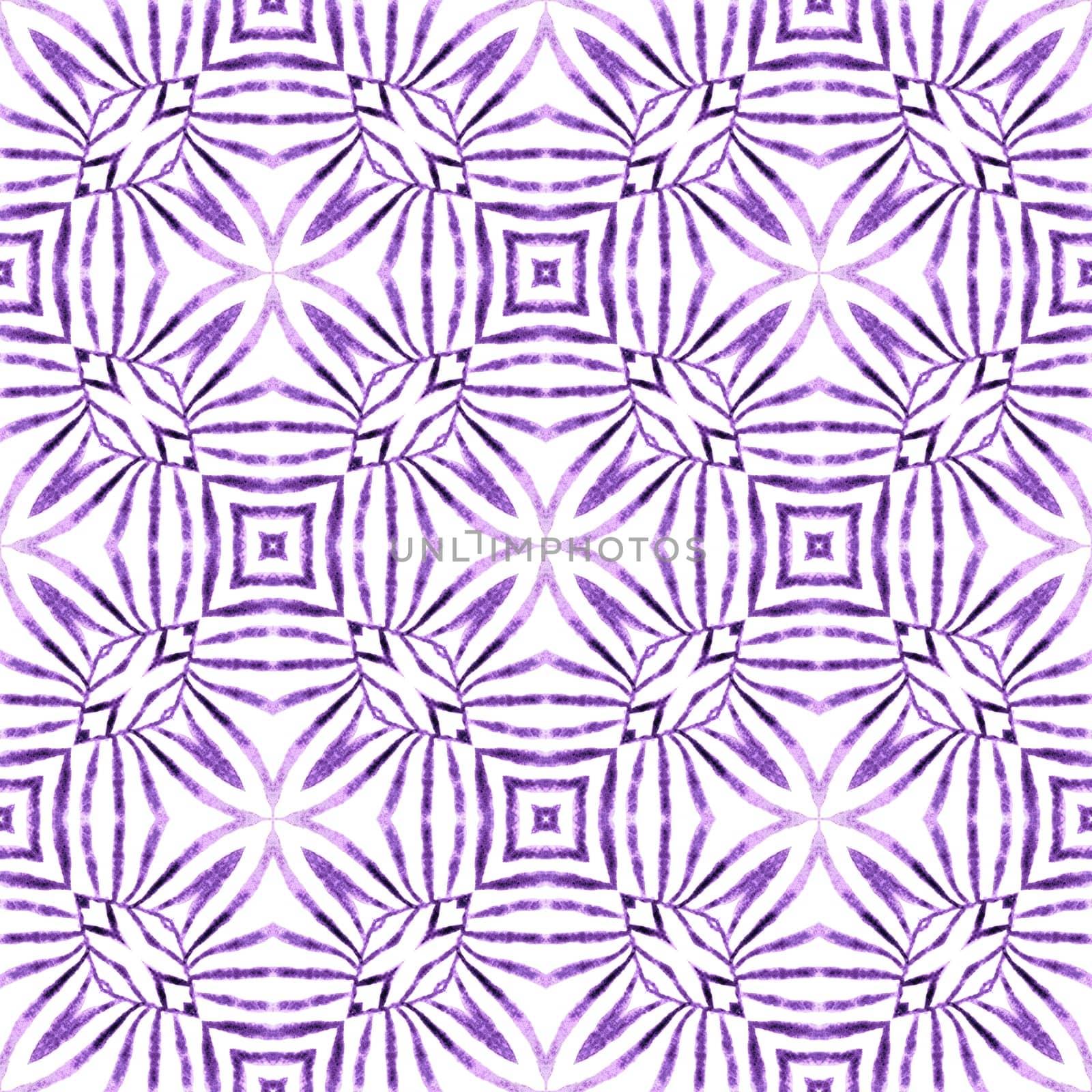 Exotic seamless pattern. Purple good-looking boho chic summer design. Summer exotic seamless border. Textile ready fresh print, swimwear fabric, wallpaper, wrapping.