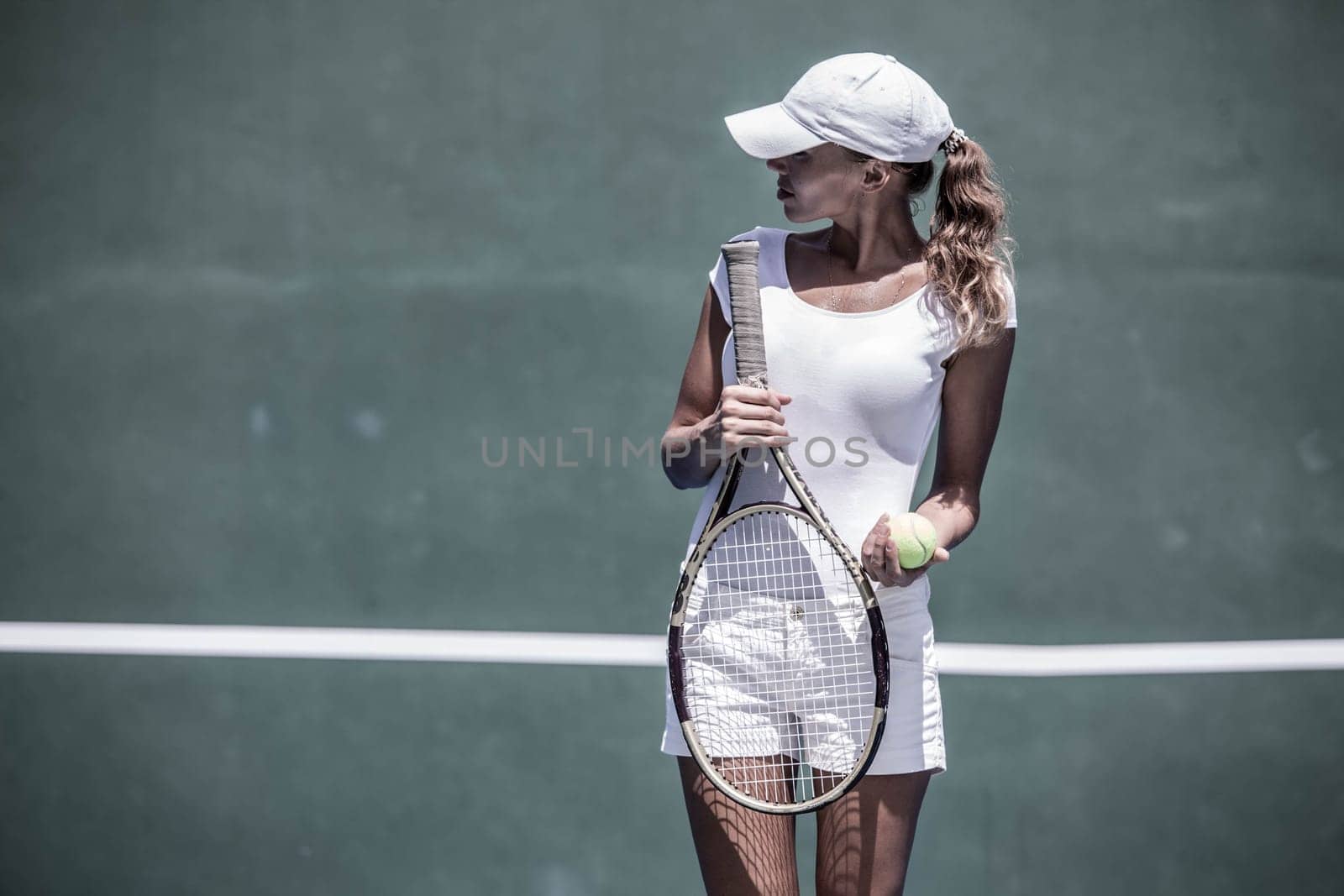 Woman Tennis player by Yellowj