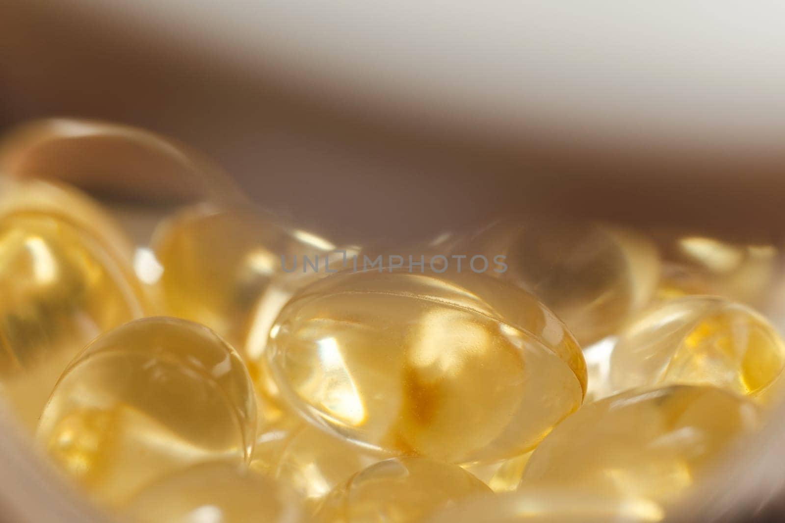 Gel capsules macro. Nutritional Supplements, Vitamins. Omega 3, multivitamins, Calcium antibiotics Health Immunity