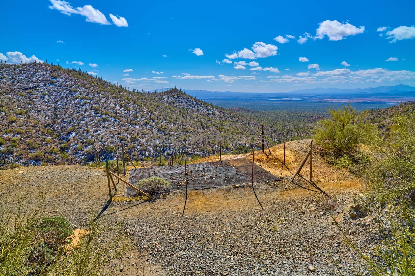 Gould Mine in Saguaro National Park, Tucson Arizona. by patrickstock