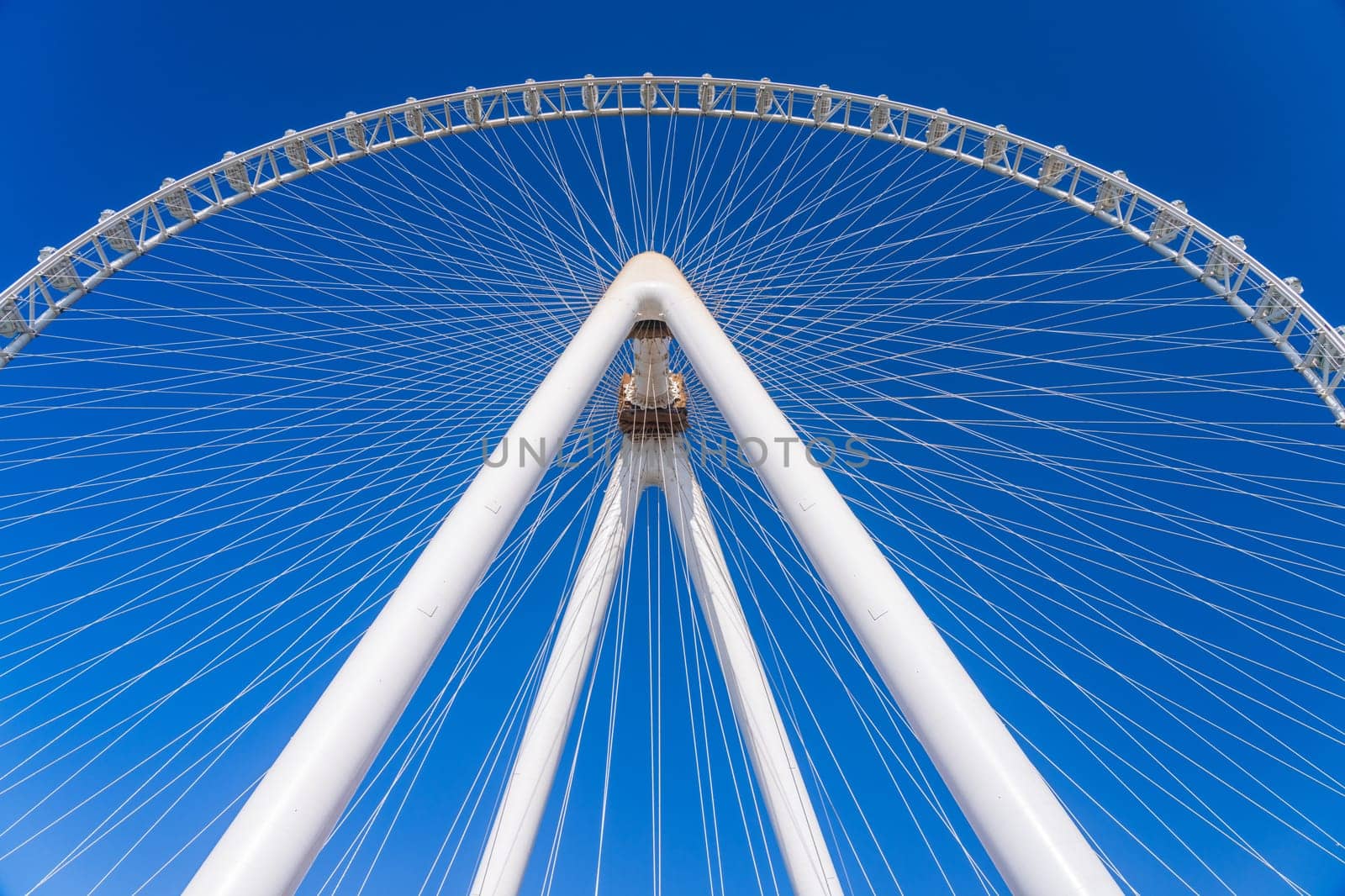 Ain Dubai observation wheel on Bluewaters Island in Jumeirah by steheap