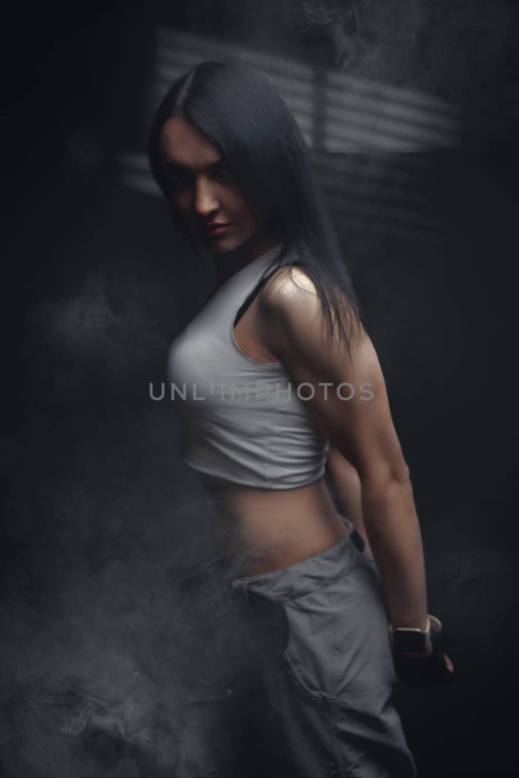 beautiful cute sports girl, fitness model, gym trainer, brutal, muscular athletic, bodybuilding lady sexy working out training pumping up muscles gaining weight and poses. healthy lifestyle