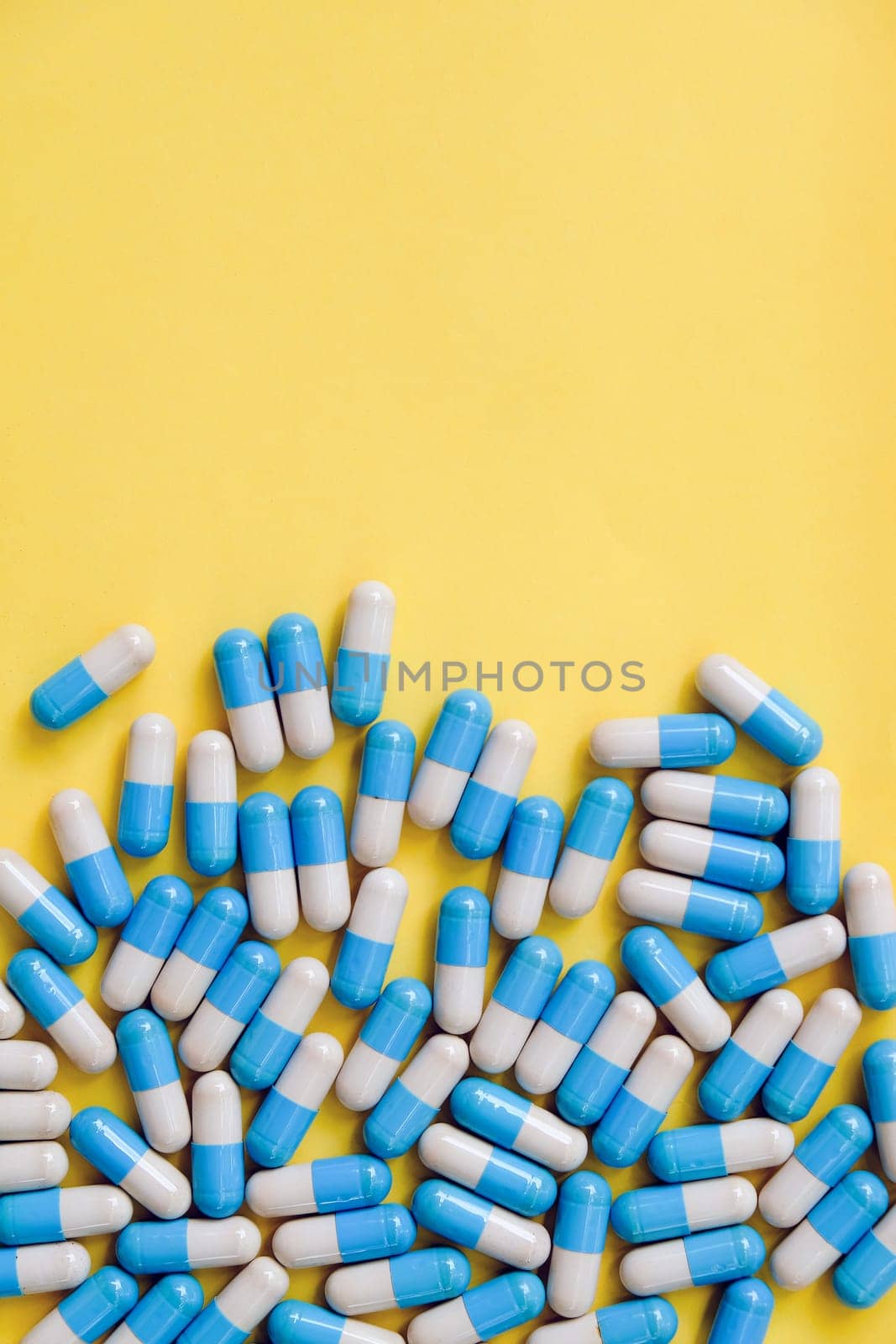 Colorful Assortment Of Medicine, Capsule pills background