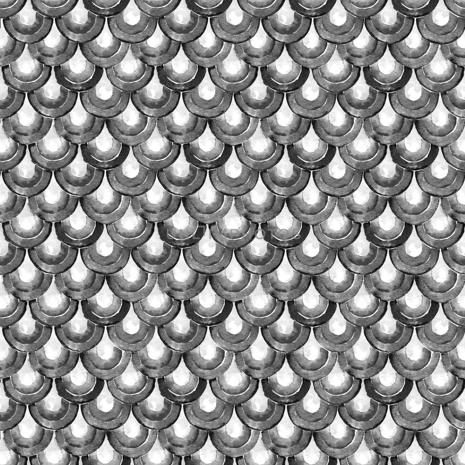 Japanese seamless pattern with scales. Geometric pattern. Fish scale pattern.
