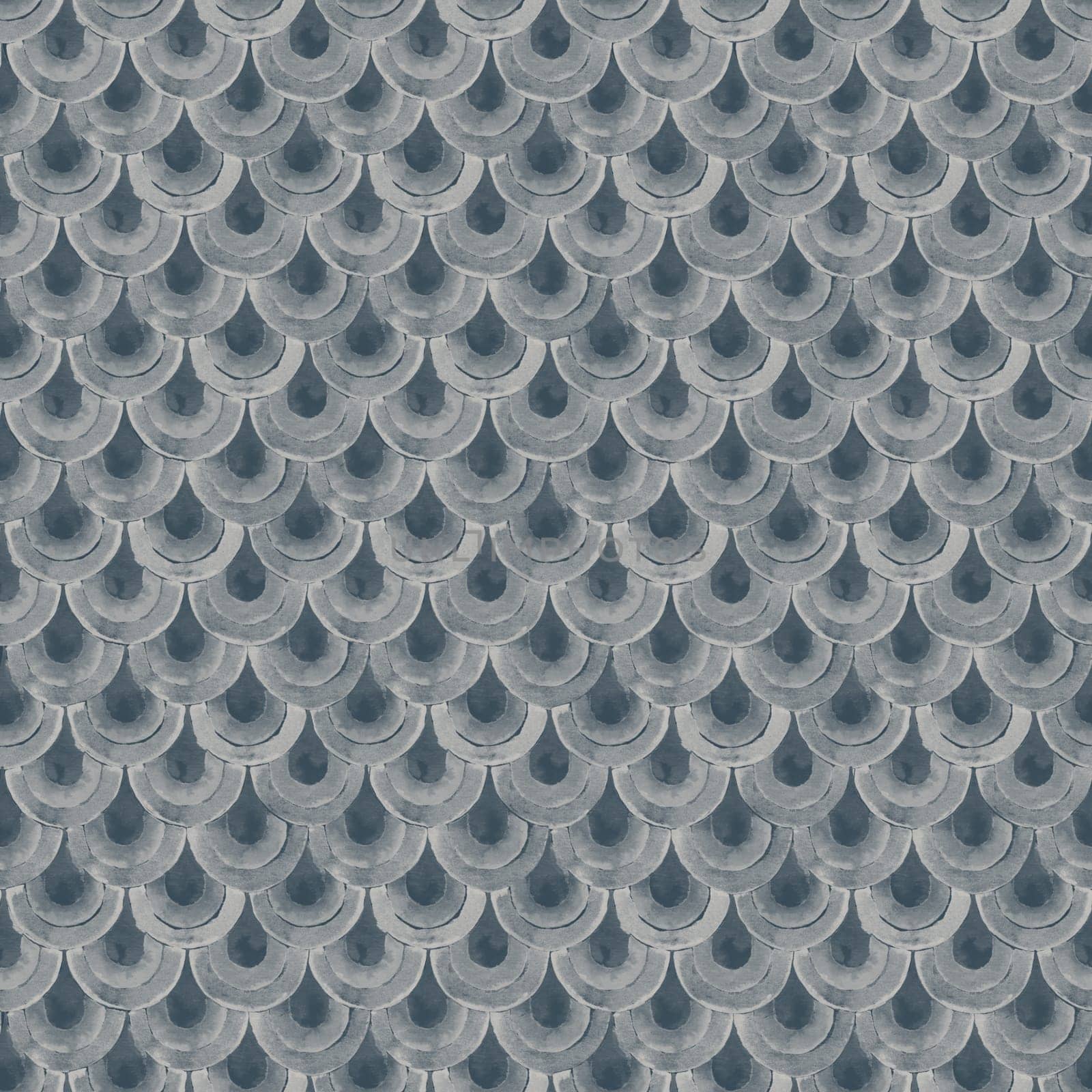 Japanese seamless pattern with scales. Geometric pattern. Fish scale pattern.