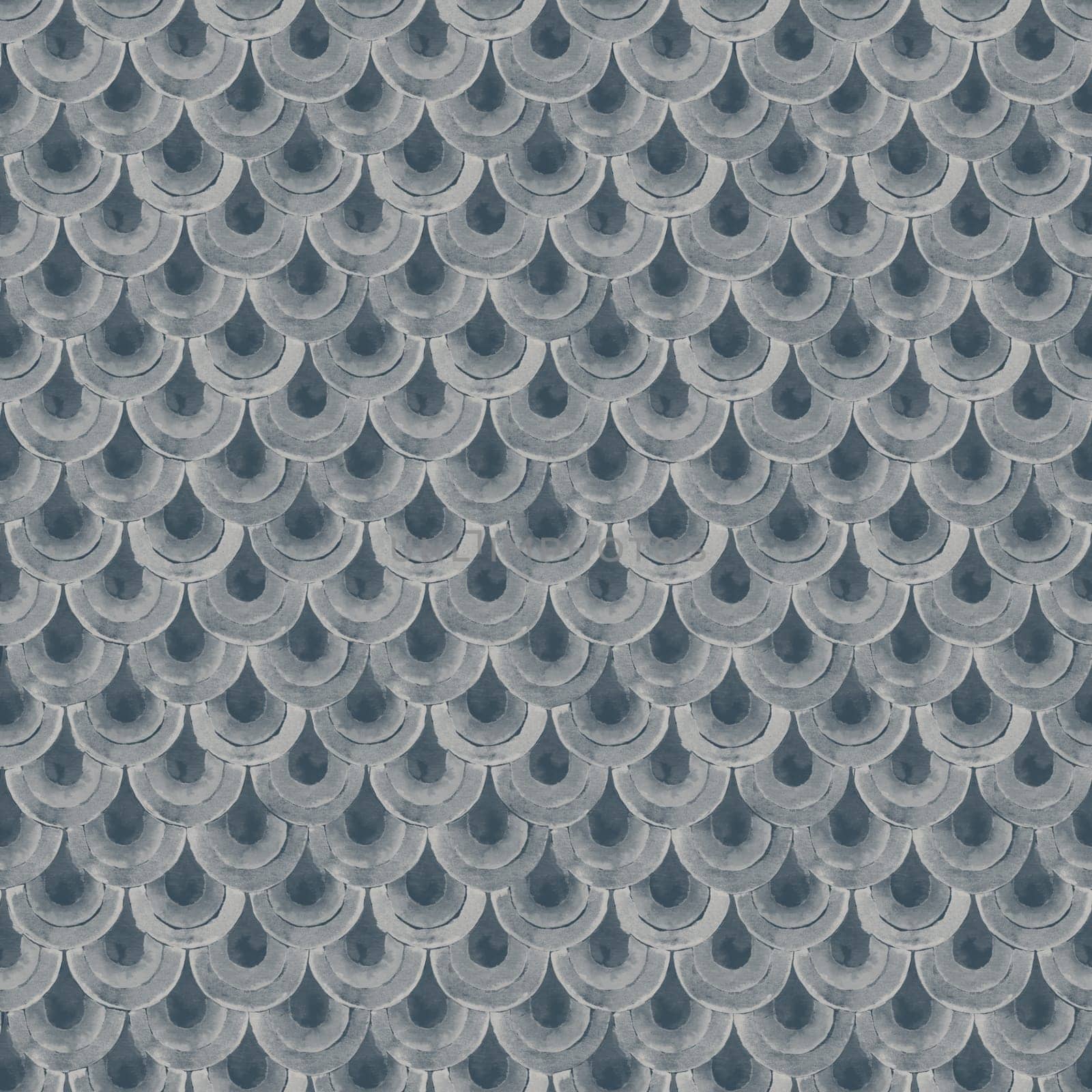 Japanese seamless pattern with scales. Geometric pattern. Fish scale pattern.