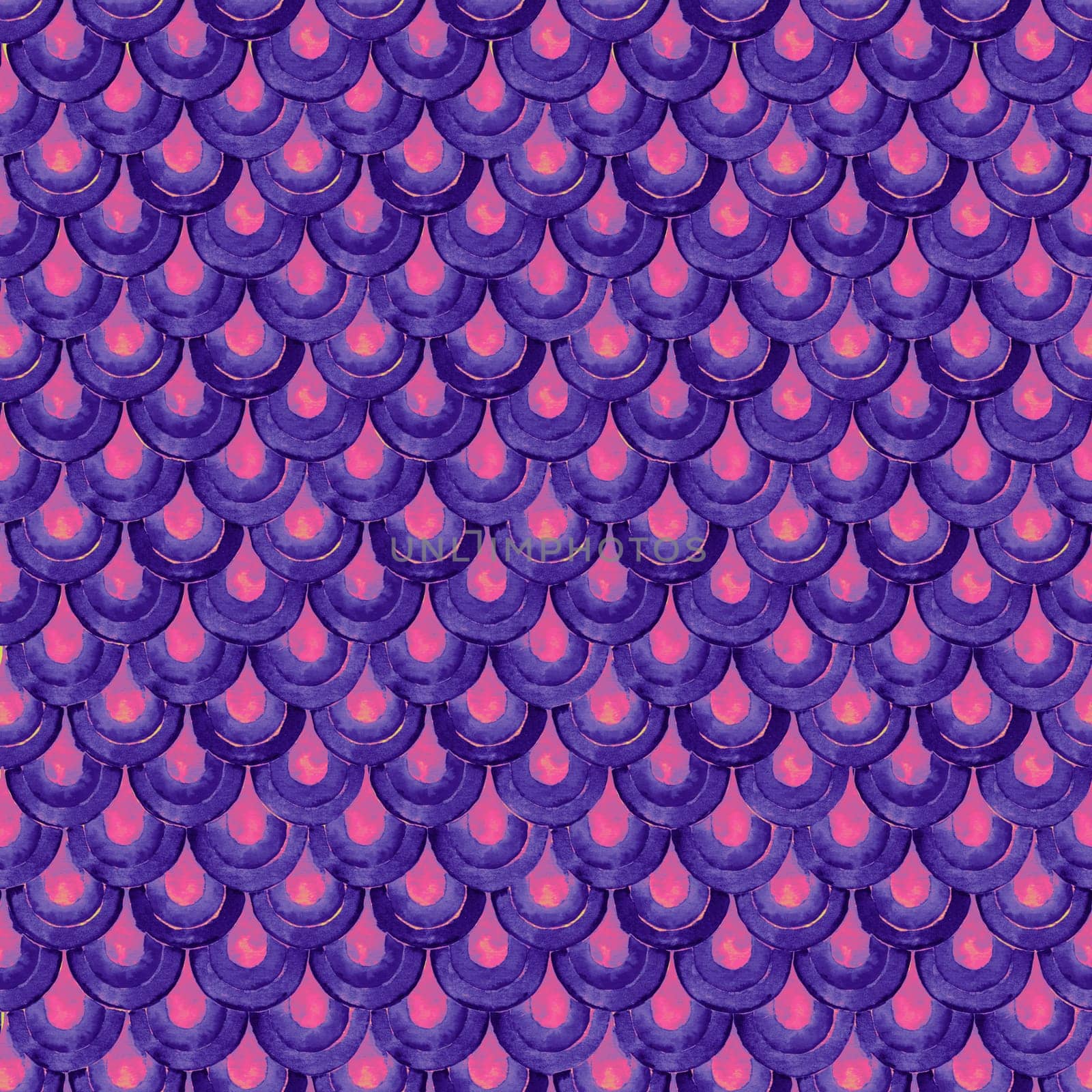 Japanese seamless pattern with scales. Geometric pattern. Fish scale pattern.