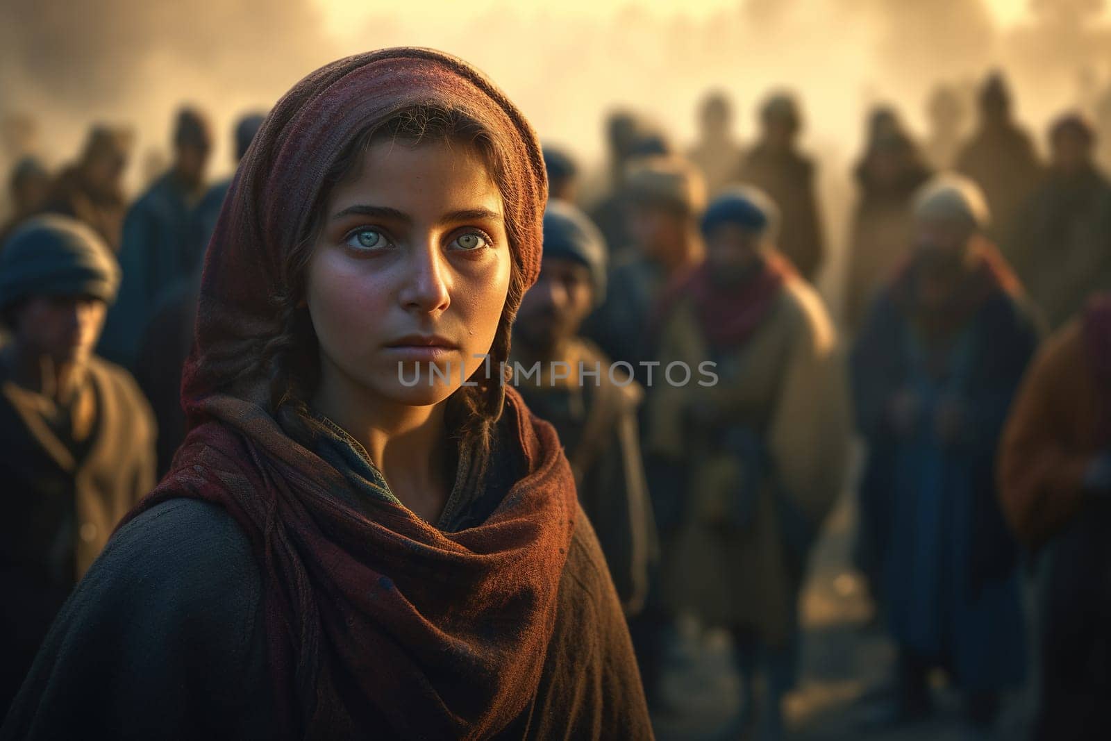 Refugee. Due to war, climate change, and global political issues, the refugee problem is gaining momentum. Hungry children, migrate to Europe, humanitarian demographic catastrophe. Crisis.