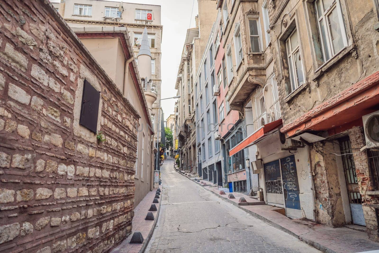 Old street in Istanbul. Travel to istanbul concept by galitskaya