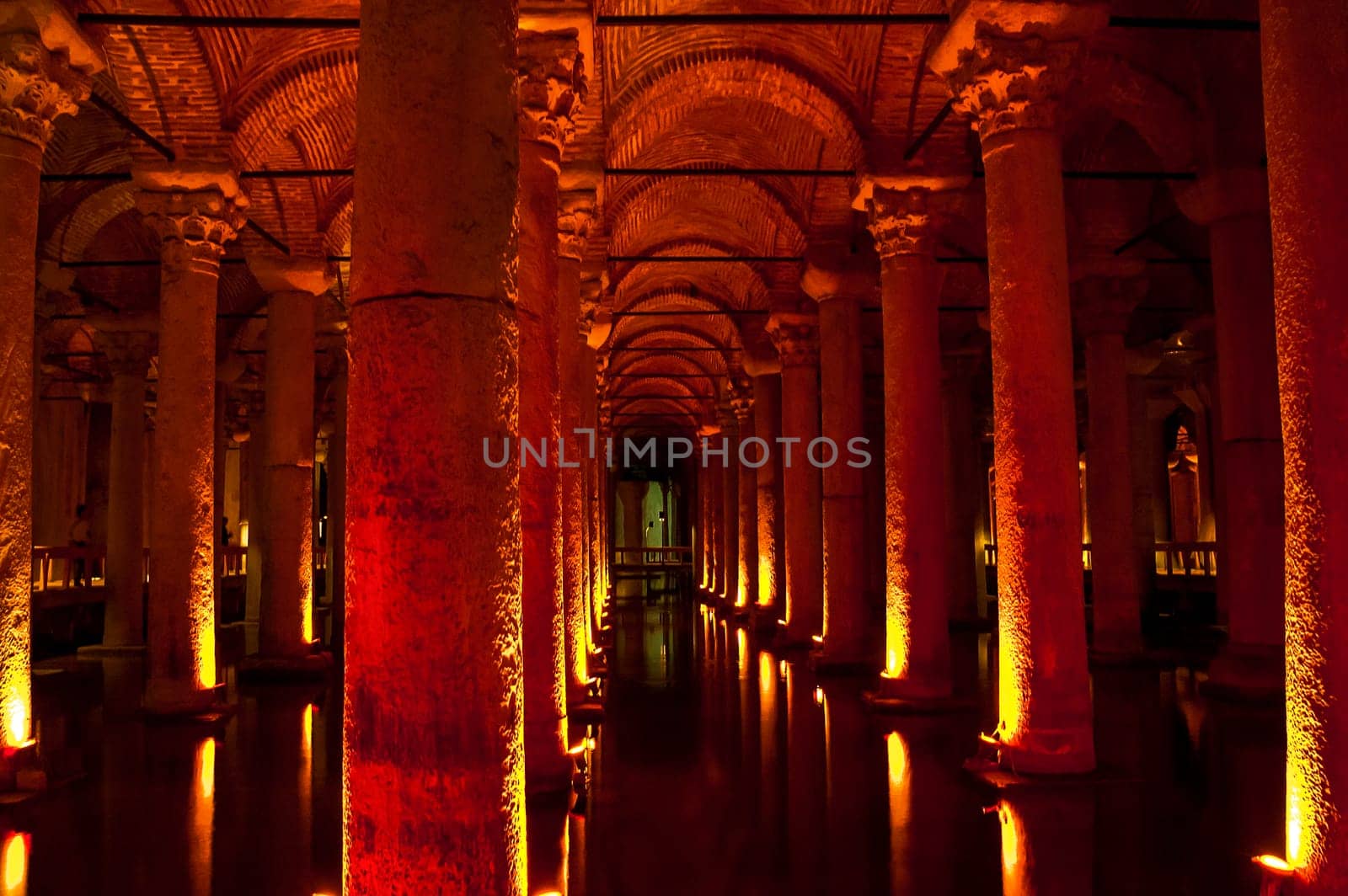 08/19/2012 ISTANBUL, TURKEY - One of the most amazing sights of Istanbul. The basilica cistern