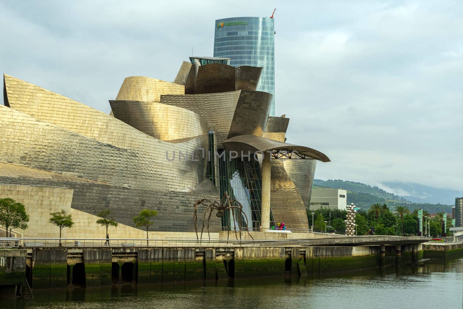 12.06.2022 - Bilbao, Spain: Guggenheim Museum in Bilbao, Basque Country, Spain museum modern art