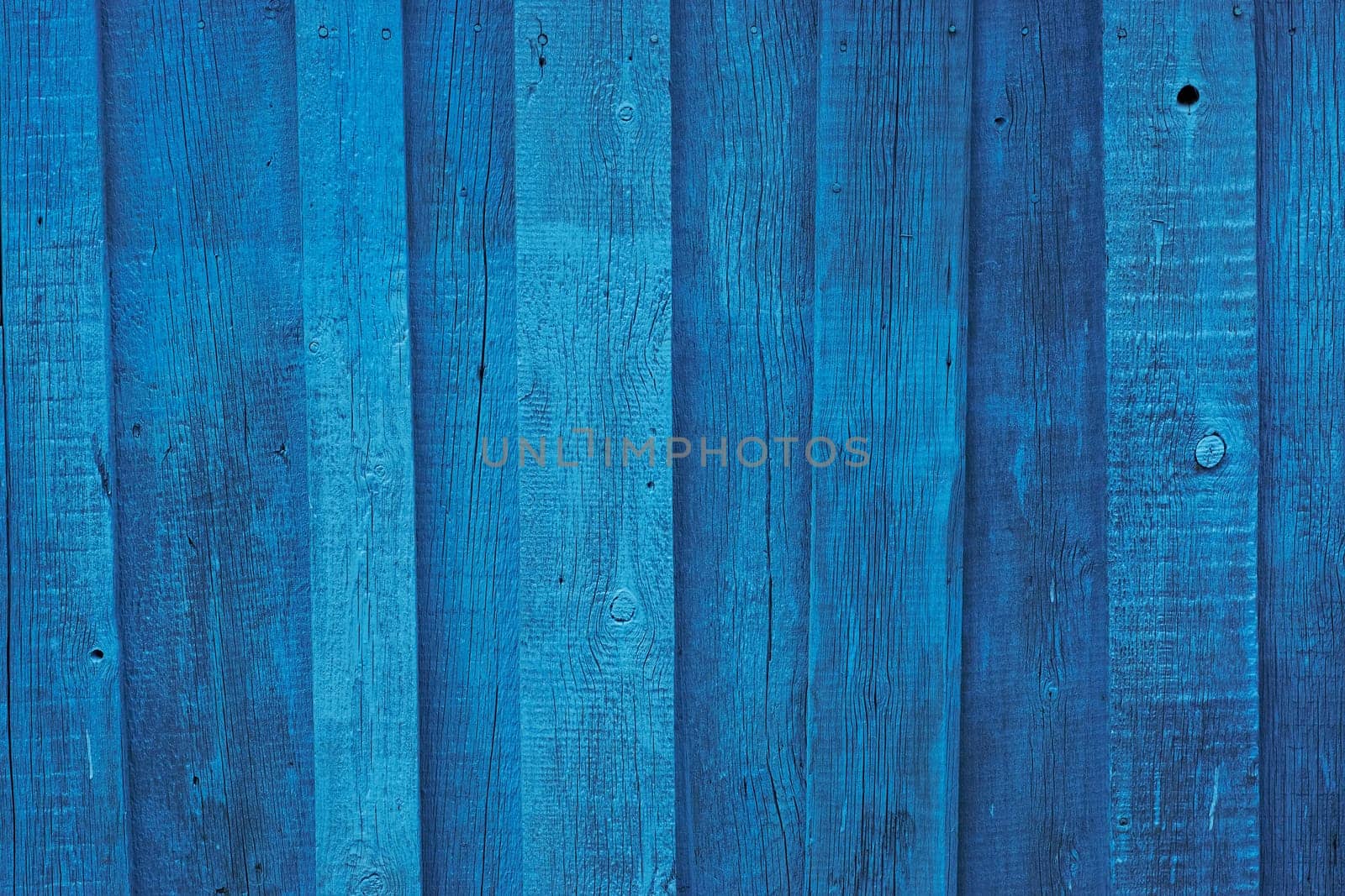 Cracked wooden wall surface close up, aquamarine color old shabby background. High quality photo