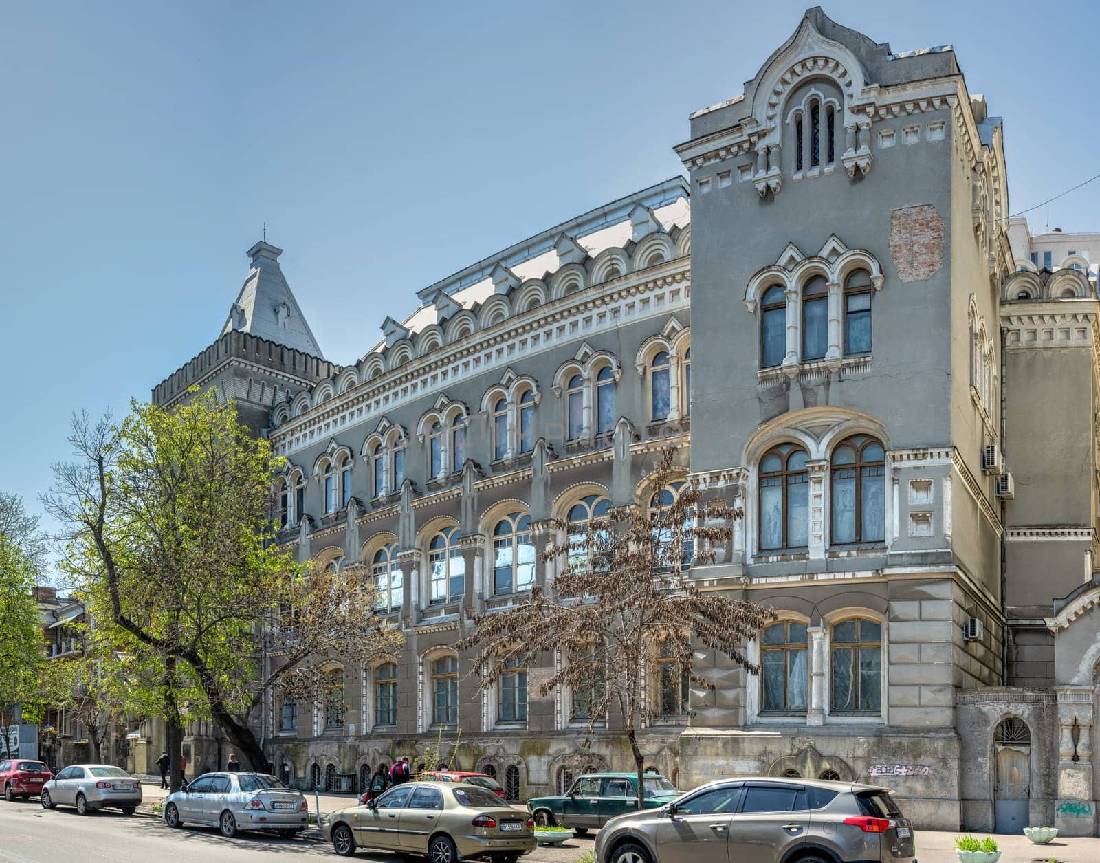 Historical building on the Marazlievskaya street in Odessa, Ukraine by Multipedia