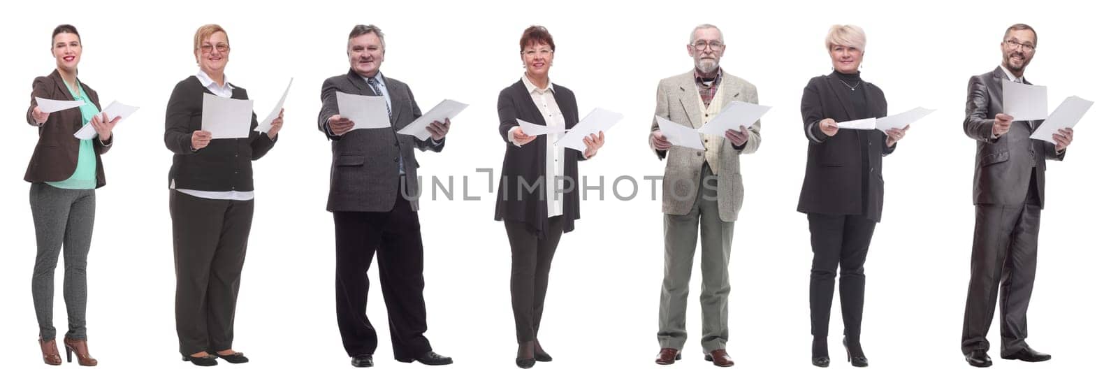collage of people holding a4 sheet in hands by asdf