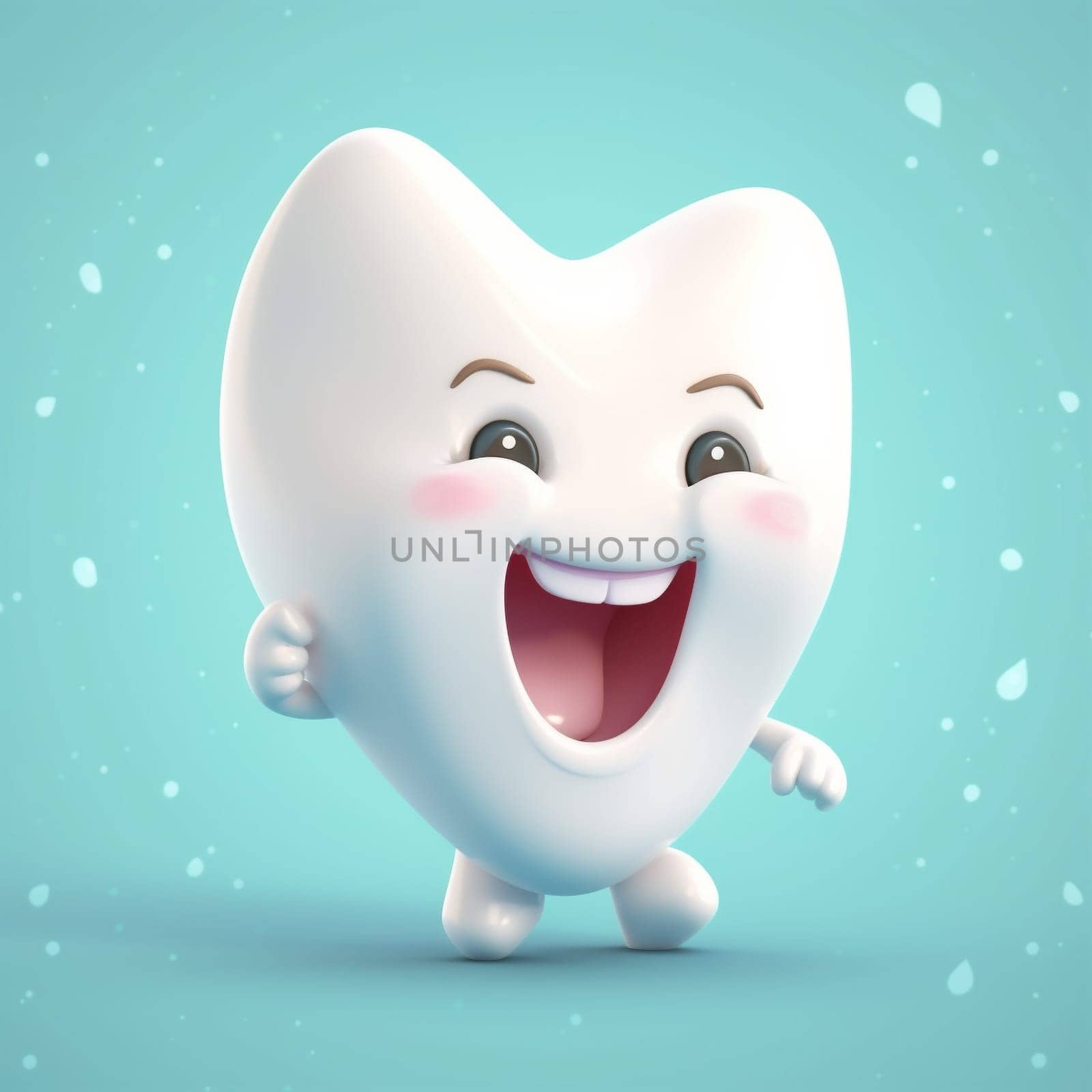 dental smile blue care hygiene dentist dentistry smiling child tooth. Generative AI. by SHOTPRIME