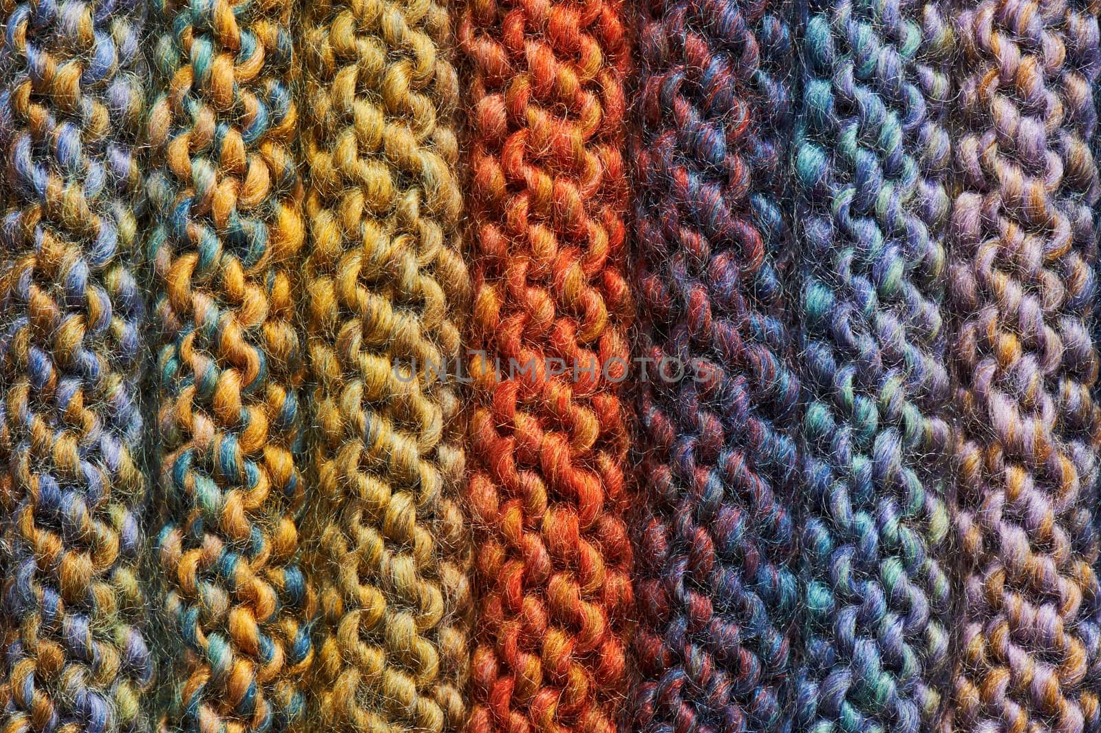 Abstract hand knitted cloth texture by maxcab