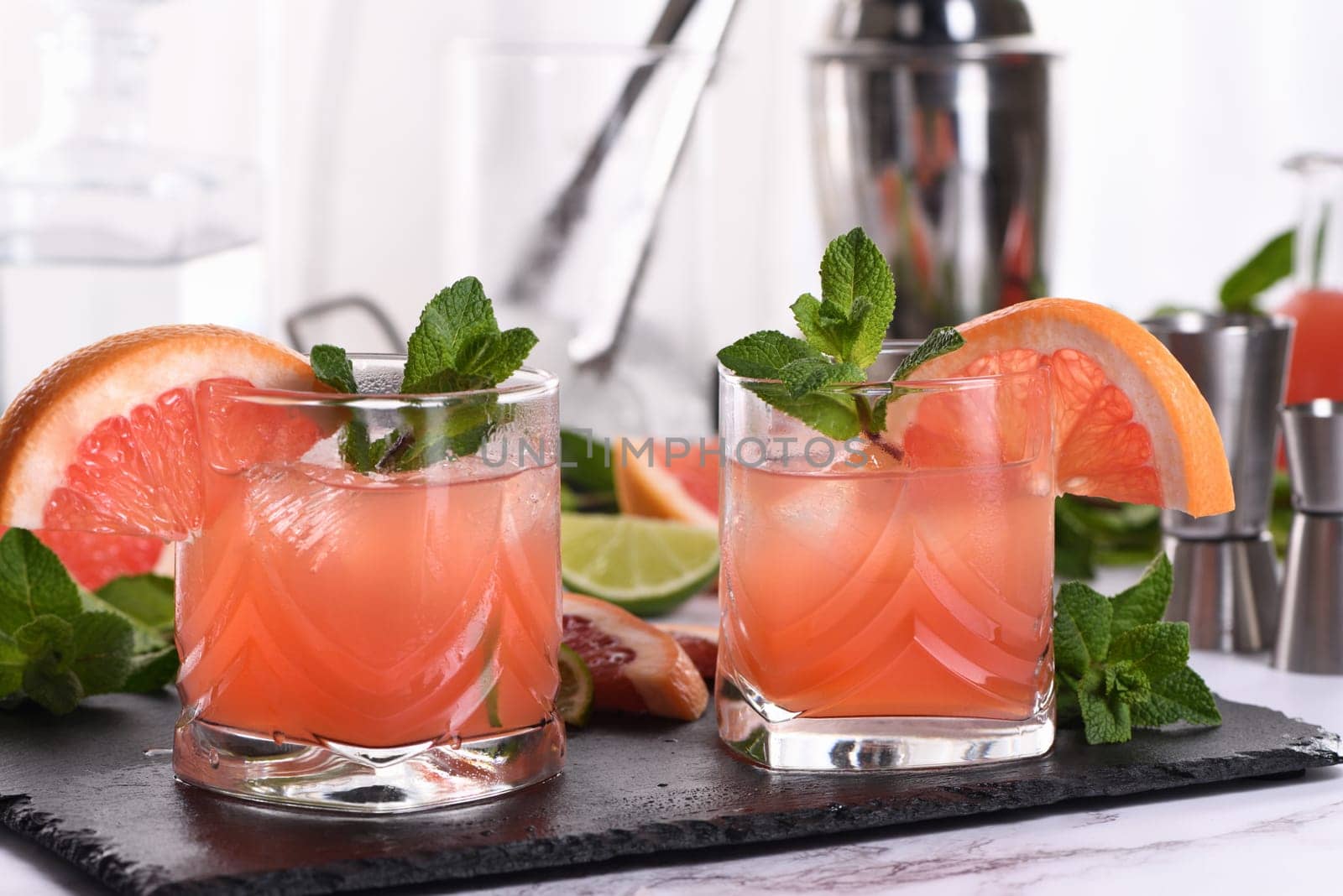 Grapefruit Pink Paloma with tequila by Apolonia