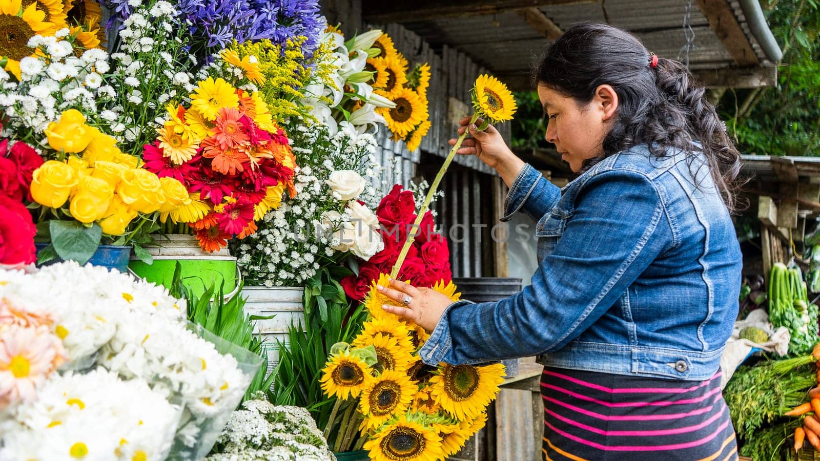 Women contributing to the local economy in Latin America, Jinotega, Central America by cfalvarez