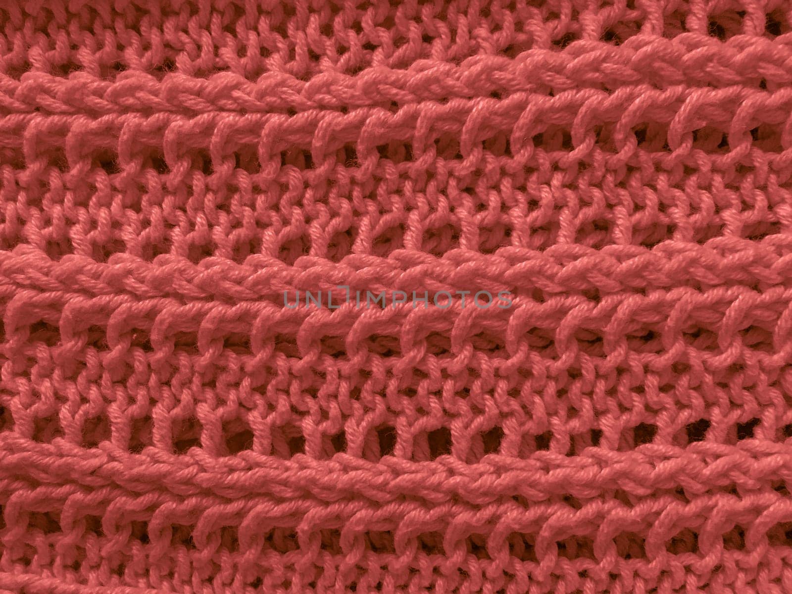 Xmas Knitted Background. Abstract Woven Sweater. Macro Jacquard Thread Cashmere. Christmas Knitted Texture. Organic Warm Plaid. Fiber Nordic Wallpaper. Red Christmas Knitting Pattern.