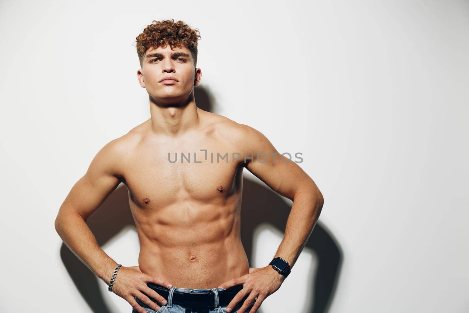 man background model body person guy strong young athletic fitness attractive care sexy standing