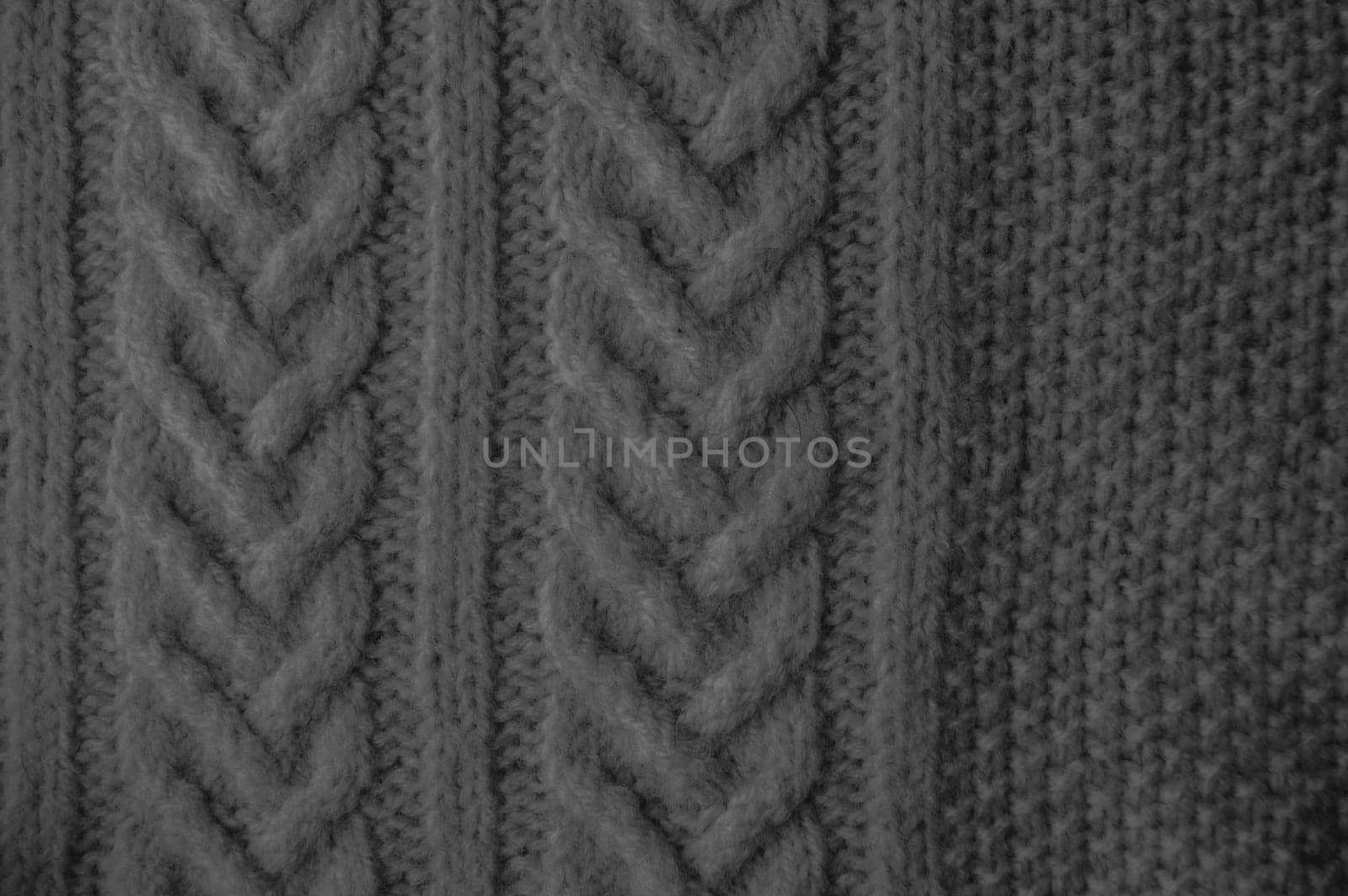 Handmade knitted background with macro wool threads. by YASNARADA