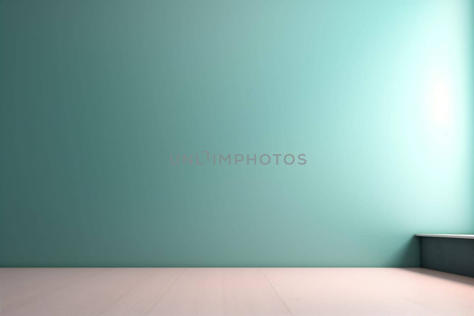 background display indoor 3d illustration stage light backdrop podium blank wall minimal product modern floor interior shadow mockup color template abstract room. Generative AI.